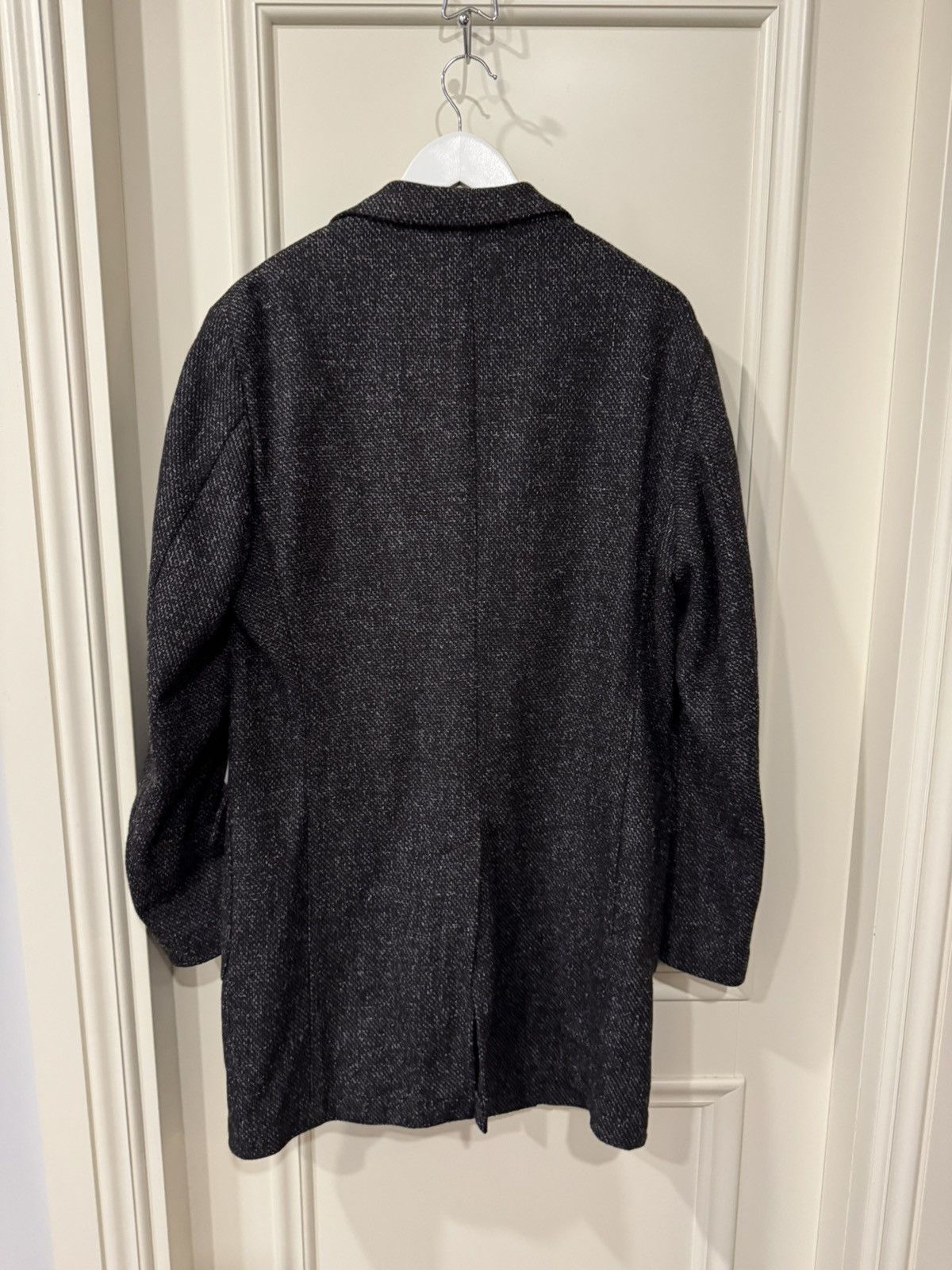 L.B.M. 1911 LBM 1911 Mens 3 button overcoat salt & peppe4 Size 52R - 7 Thumbnail