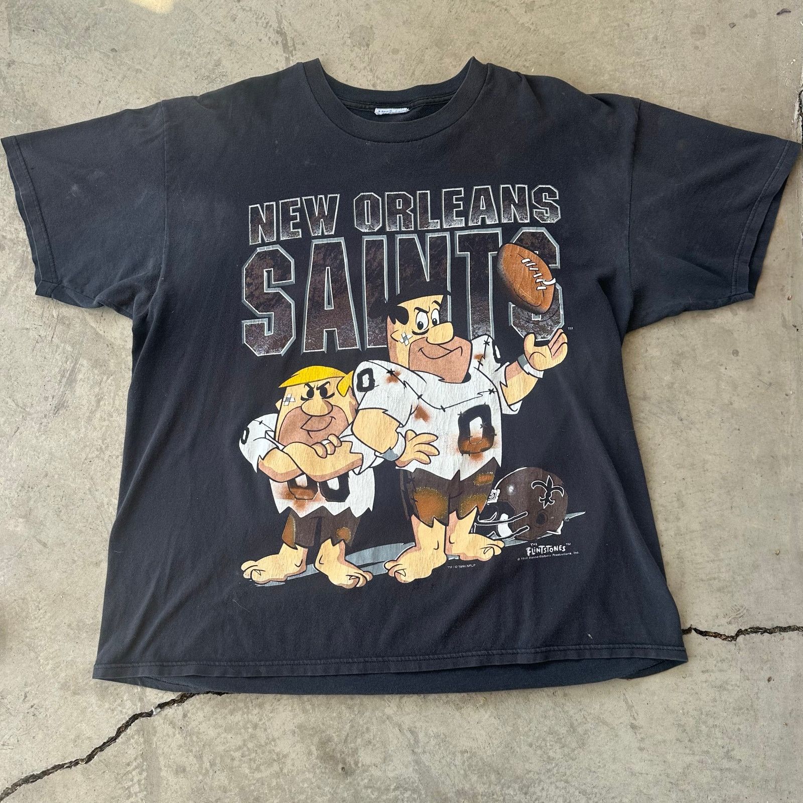 Other Vintage New Orleans saints flintstones graphic tee 1994 XL Size US XL / EU 56 / 4 - 1 Thumbnail