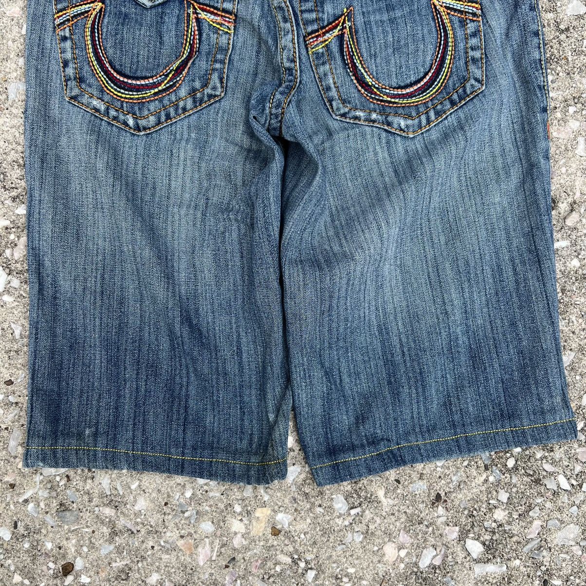 True Religion × Vintage “TRUE RELIGION” SHORT PANTS DENIM Size US 32 / EU 48 - 13 Thumbnail