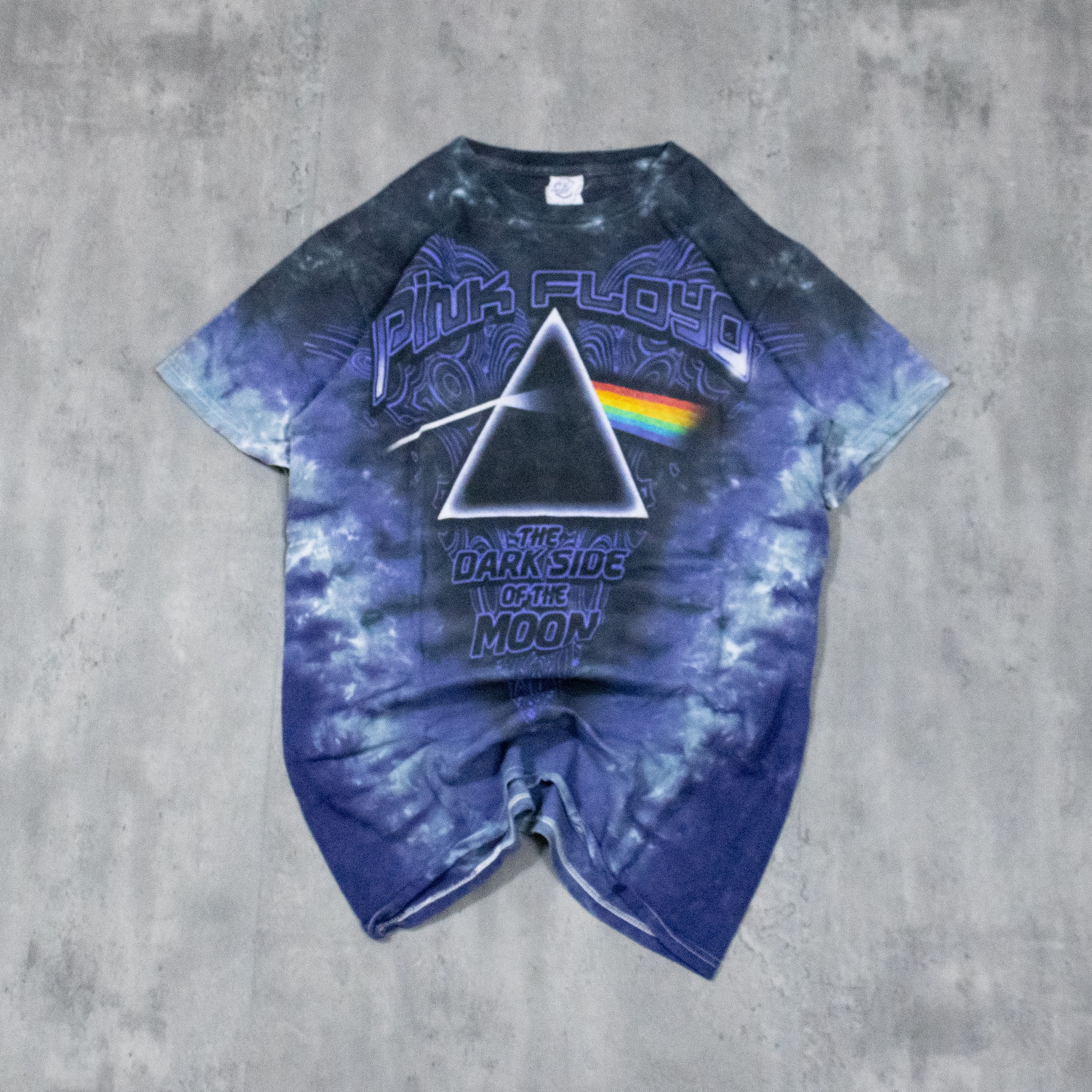 Band Tees Y2K 2000’s Pink Floyd Dark Side Of The Moon Tye Dye T-Shirt Size US XS / EU 42 / 0 - 3 Thumbnail