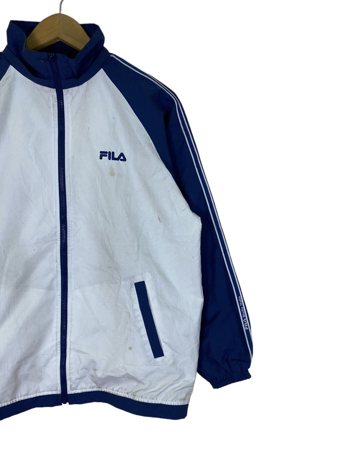 Fila Fila Biella Italia Zip Up Sweater Size US M / EU 48-50 / 2 - 2 Thumbnail