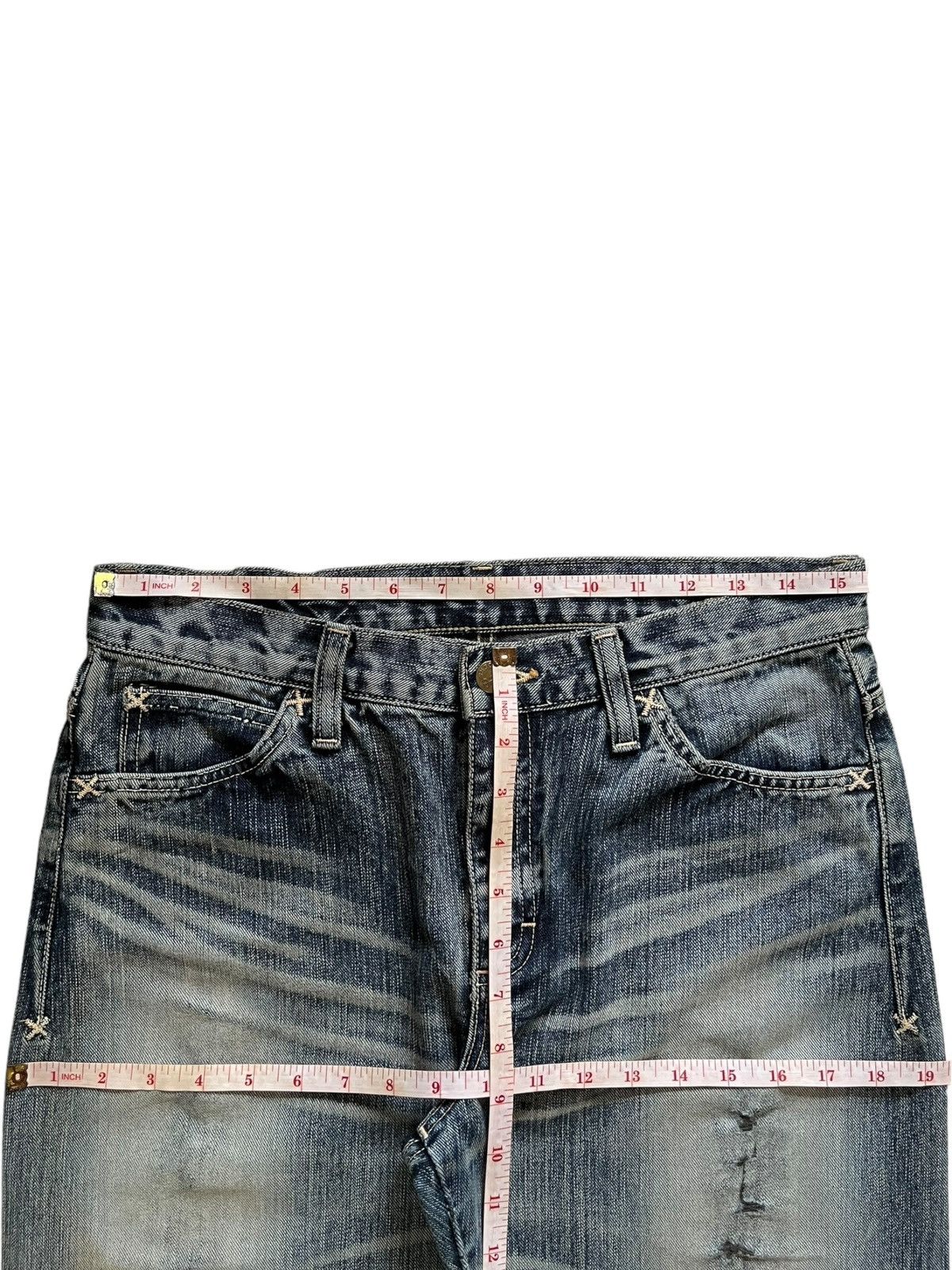 Lee Vintage Japanese Lee Riders Faded Wash Flare Jeans Size US 31 - 11 Thumbnail