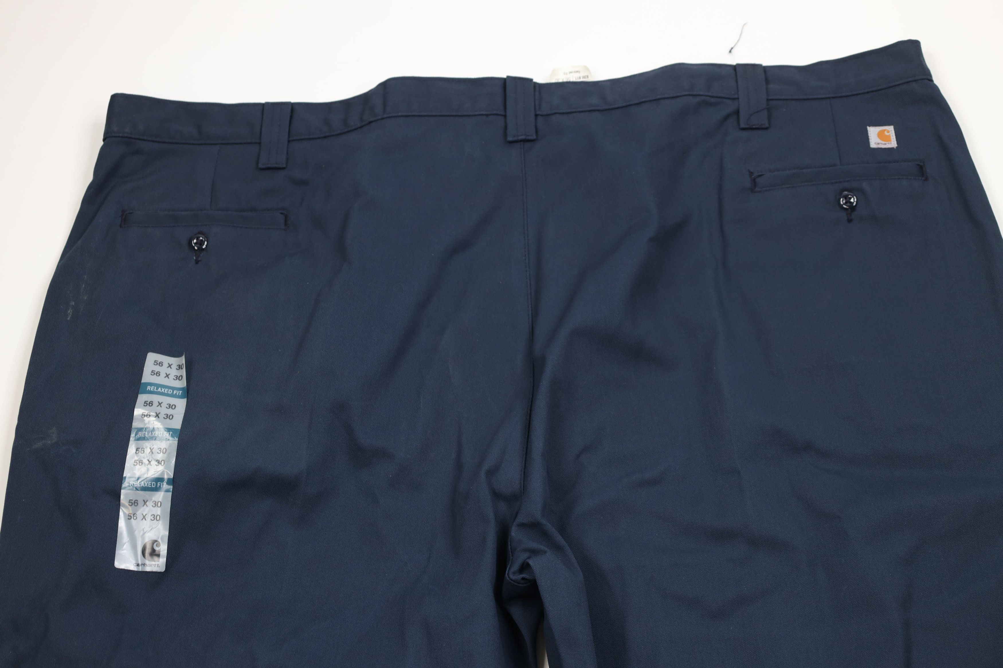 Carhartt Deadstock Vintage Y2K Carhartt Fit Wide Leg Pants Navy Blue Size US 44 / EU 60 - 10 Thumbnail