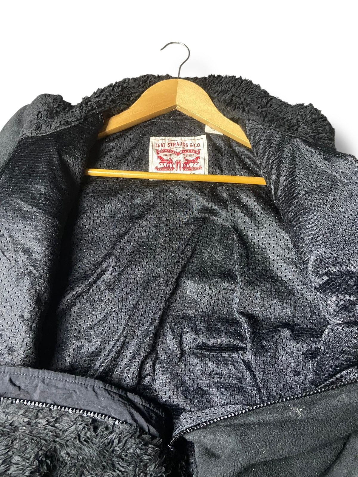 Levi's Levis Strauss Co. Full Zip Sherpa Fleece Jacket (168) Size US M / EU 48-50 / 2 - 4 Thumbnail