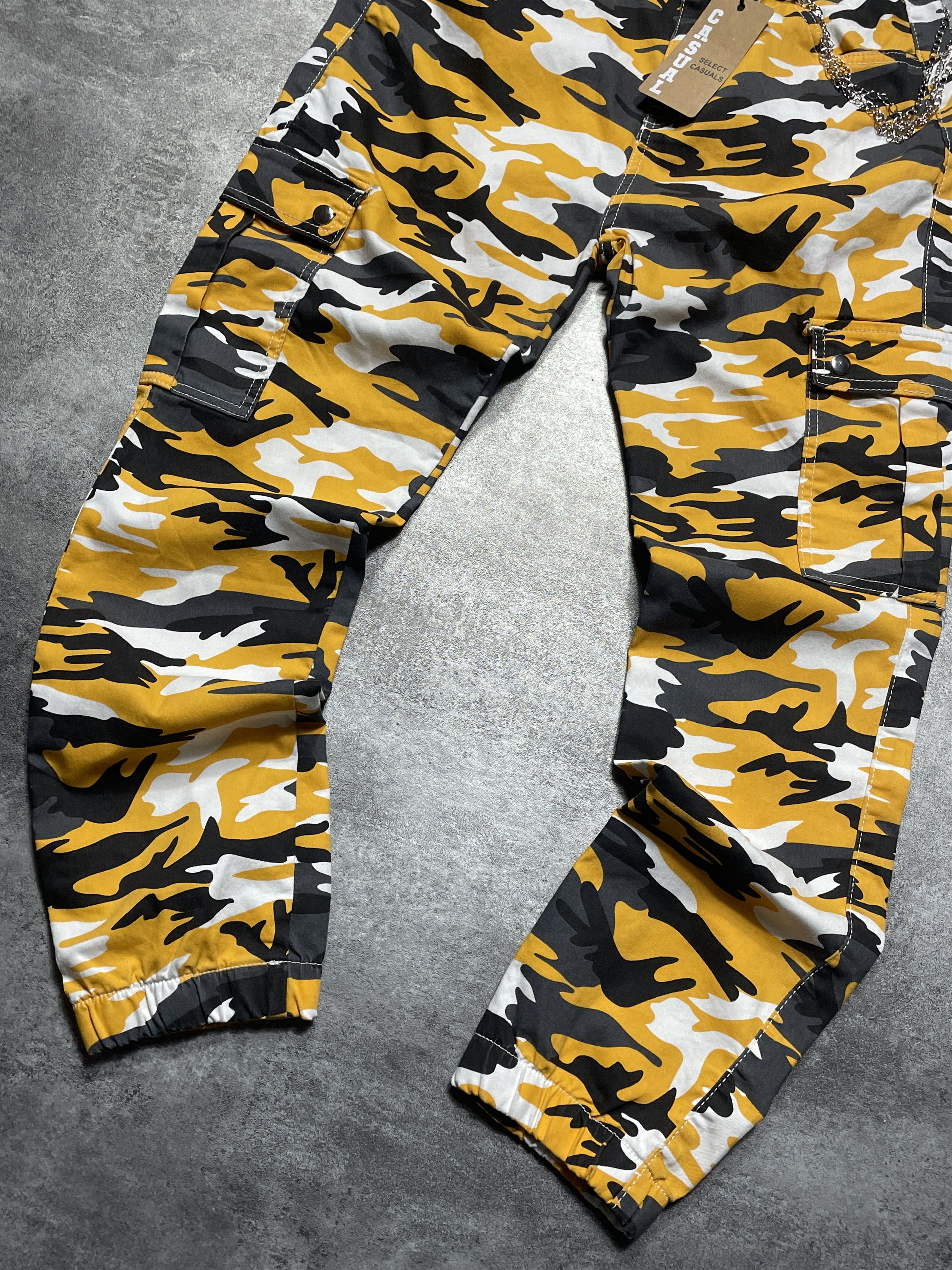 Vintage 🔥RARE🔥Camo Joggers Streetwear Hype Baggy Size 30" / US 8 / IT 44 - 2 Thumbnail