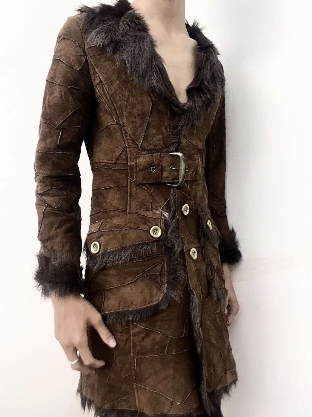 Other Japanese Brand Pride Leather Fur Jacket Size S / US 4 / IT 40 - 6 Thumbnail