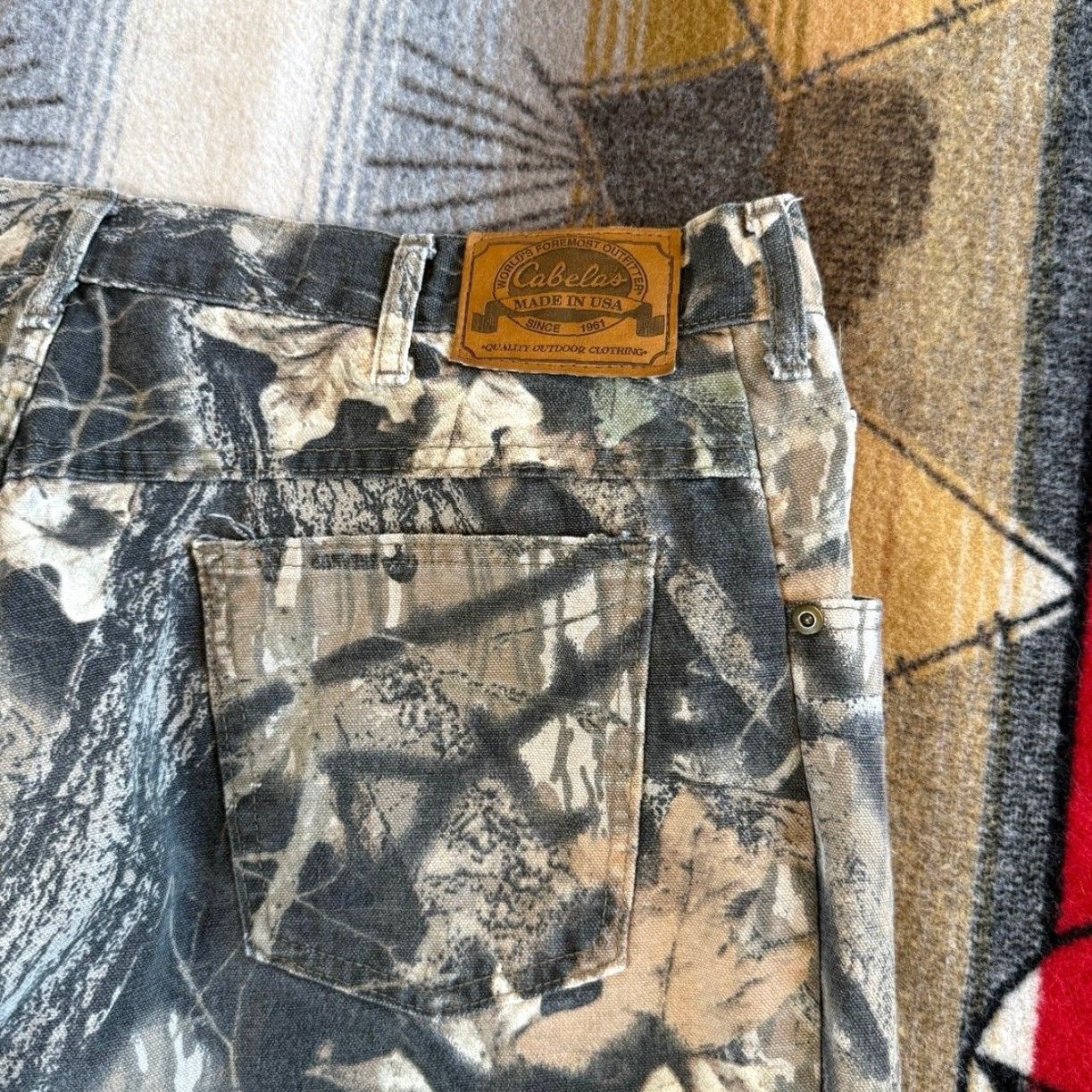 Vintage VINTAGE Cabela’s Jeans Camouflage 36x30 Men Mossy Oak Break Up Camouflage Hunting Outdoor 90s Camouflage Style Straight Size US 36 / EU 52 - 3 Thumbnail