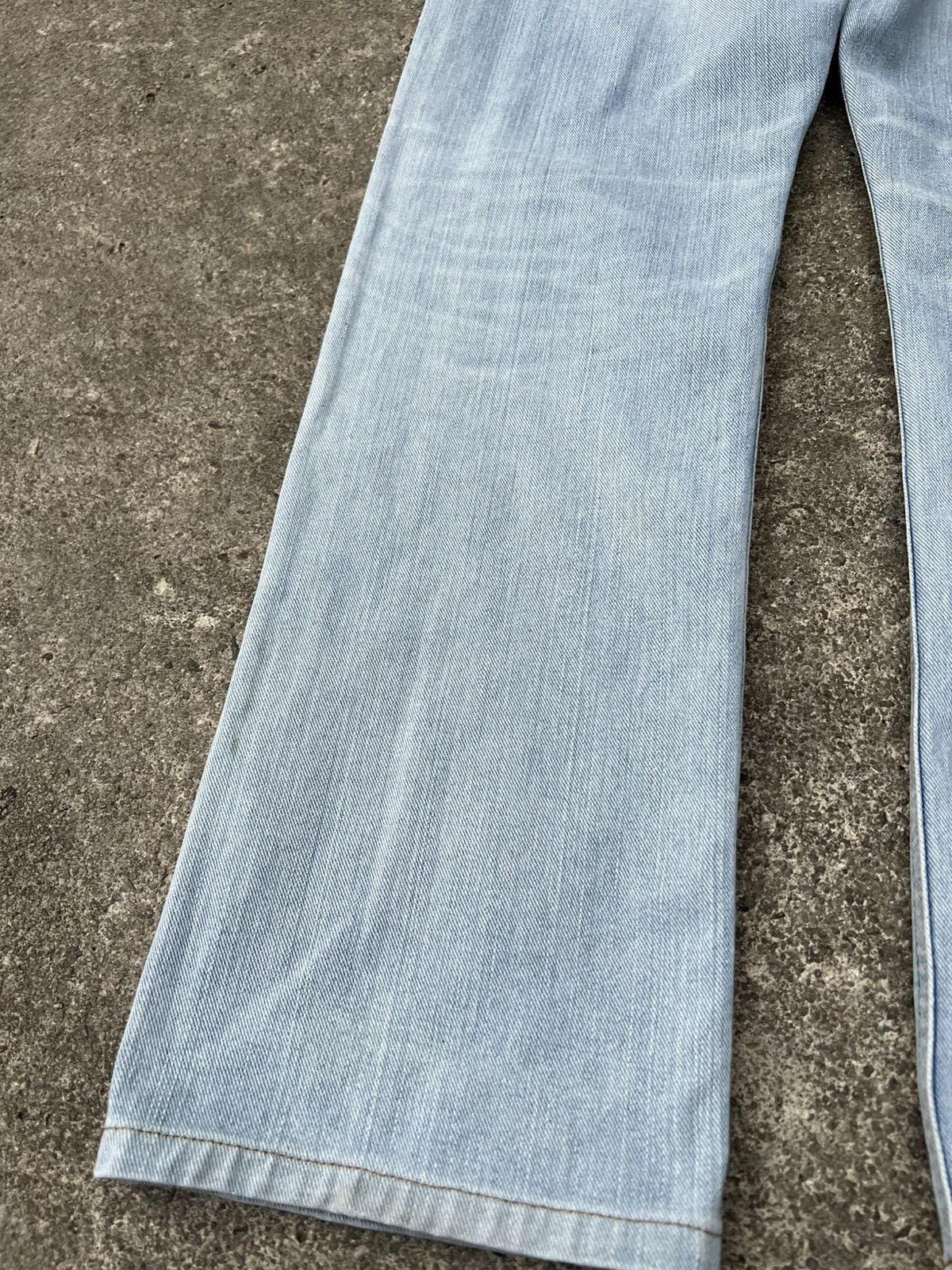 Japanese Brand Vintage 90’s Lee Riders Sanforized Selvedge Faded Jean Size US 30 / EU 46 - 17 Thumbnail