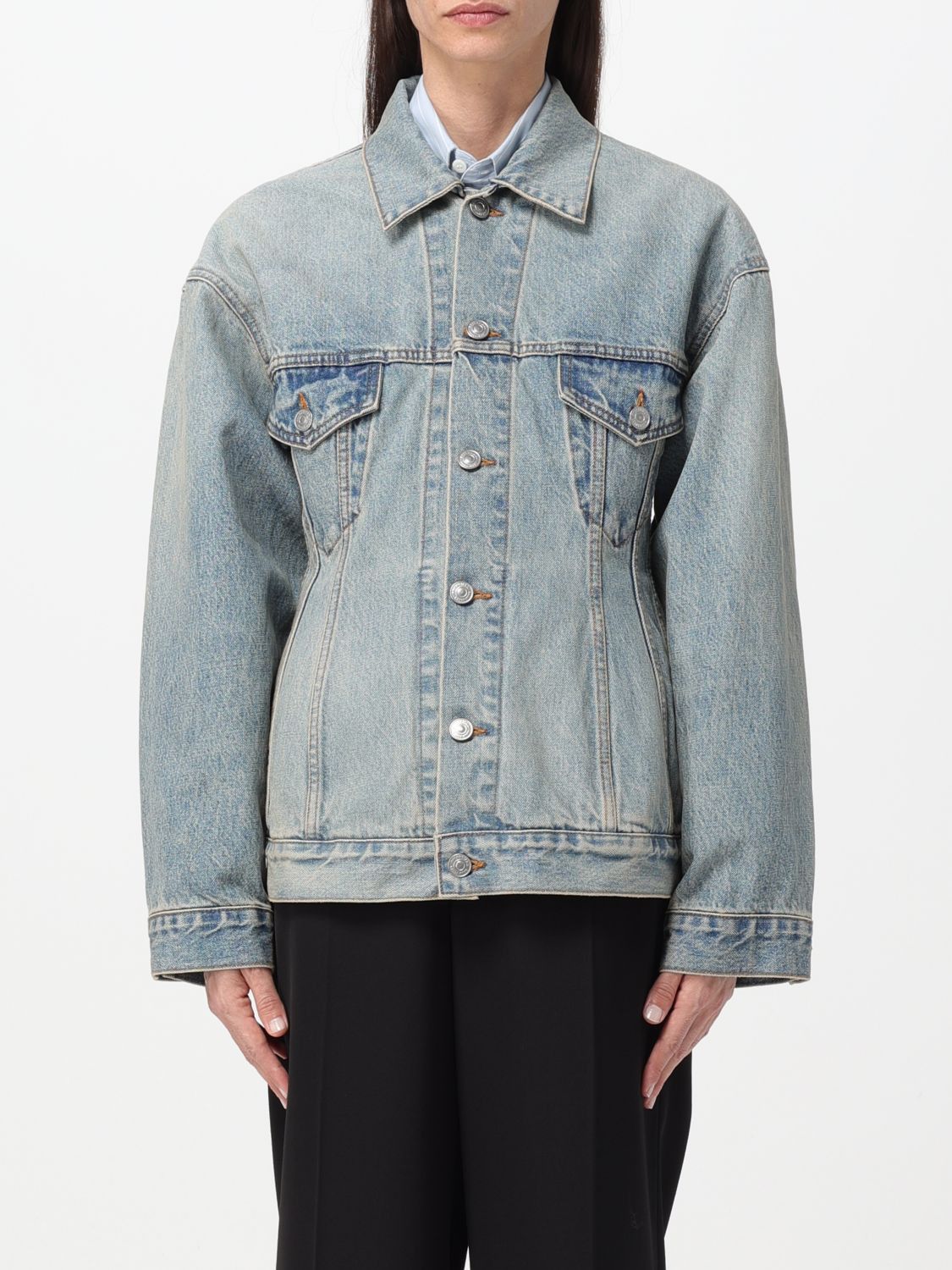 image of Balenciaga Jacket Woman Stone Washed, Women's (Size XS)