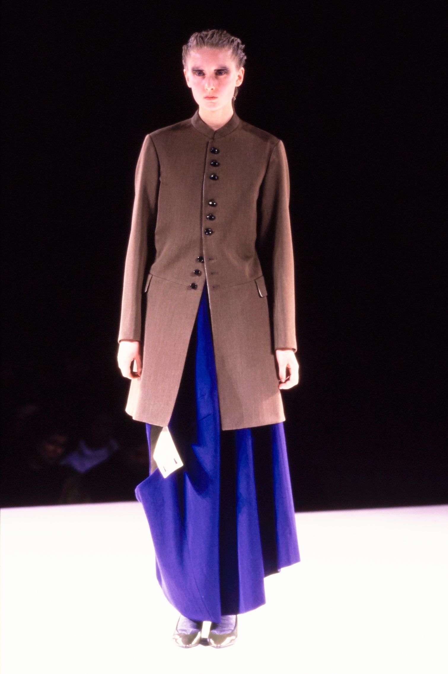 Comme des Garcons Comme des Garçons AD1998 Wool Maxi Skirt (Archive) Size 25" / US 0 / IT 36 - 1 Thumbnail