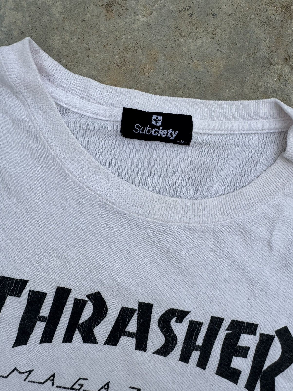 Thrasher Thrasher X Subciety Skull Design Y2K Vintage Size US L / EU 52-54 / 3 - 3 Thumbnail