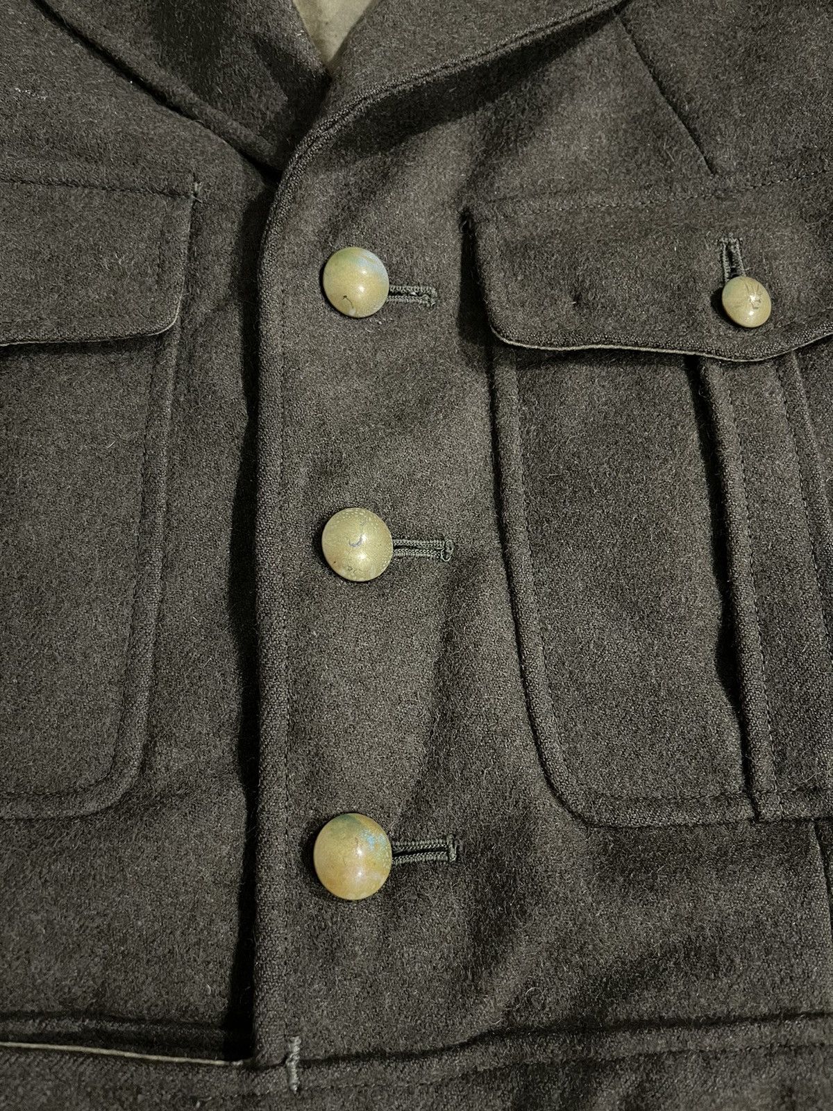 Vintage Vintage 1940-1950 French Military Army Wool Jacket Size M / US 6-8 / IT 42-44 - 12 Thumbnail