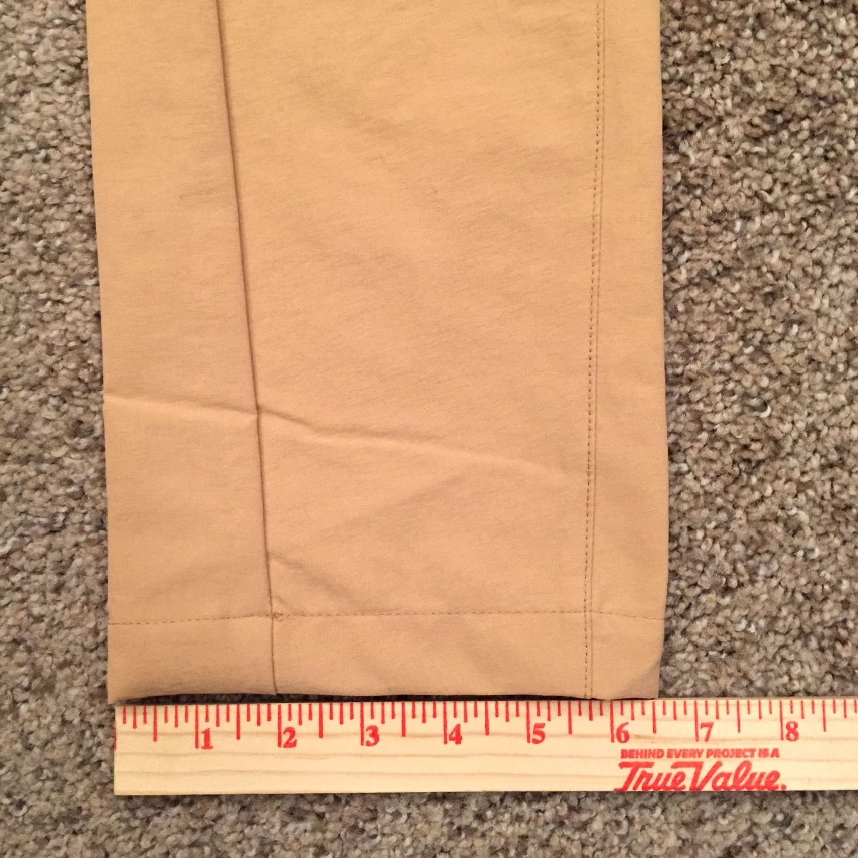Vintage LL Bean Performance Trekking Pant Womens XXS Beige Belted Pant Chino Straight 27.5in Inseam Casual Size 24" / US 00 / IT 34 - 7 Thumbnail