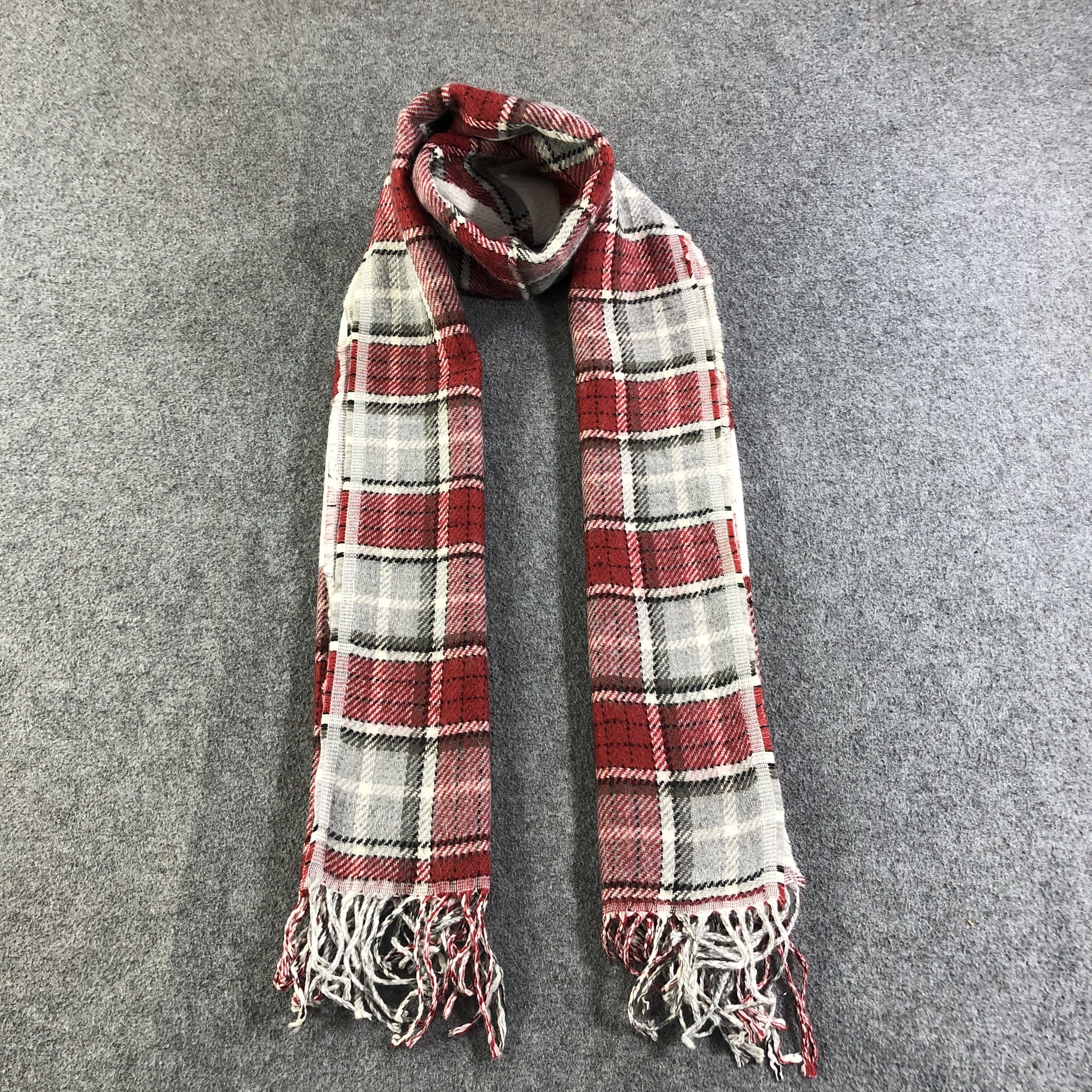 Kim Jones Kim Jones Tartan Spell Out Scarf Muffler V1817 Size ONE SIZE - 1 Thumbnail