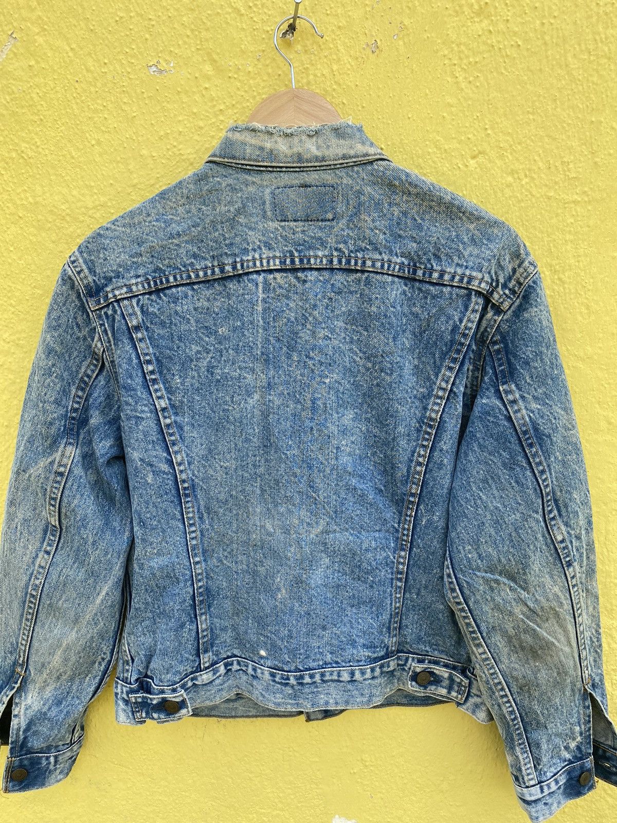 Levi's × Vintage Vintage 80s Levis jacket acid wash Size US M / EU 48-50 / 2 - 12 Thumbnail
