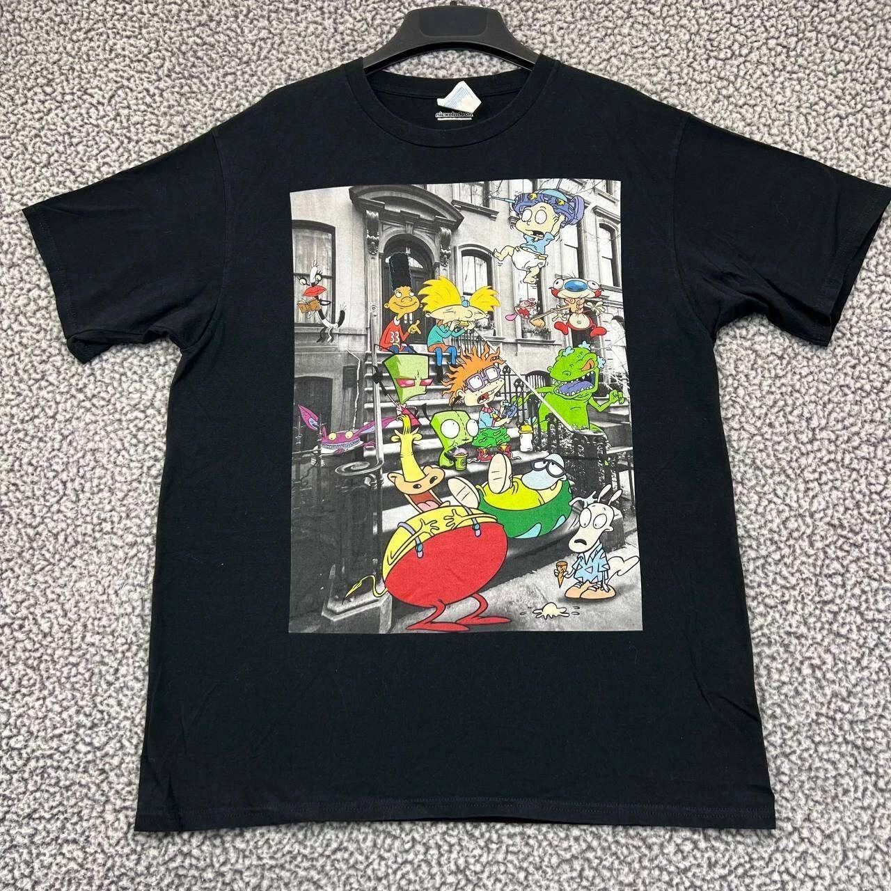 Nickelodeon Nickelodeon Rugrats Shirt Men Black Crew Neck Cotton L Size US L / EU 52-54 / 3 - 1 Thumbnail