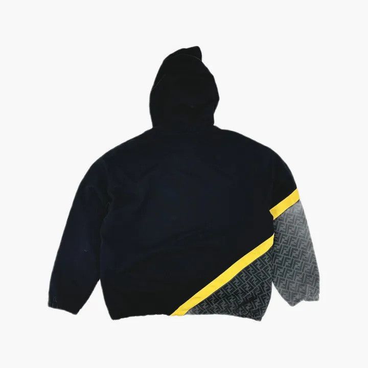 Fendi Fendi Black Sports Hoodie with Hood -2507 Size US XXL / EU 58 / 5 - 3 Thumbnail