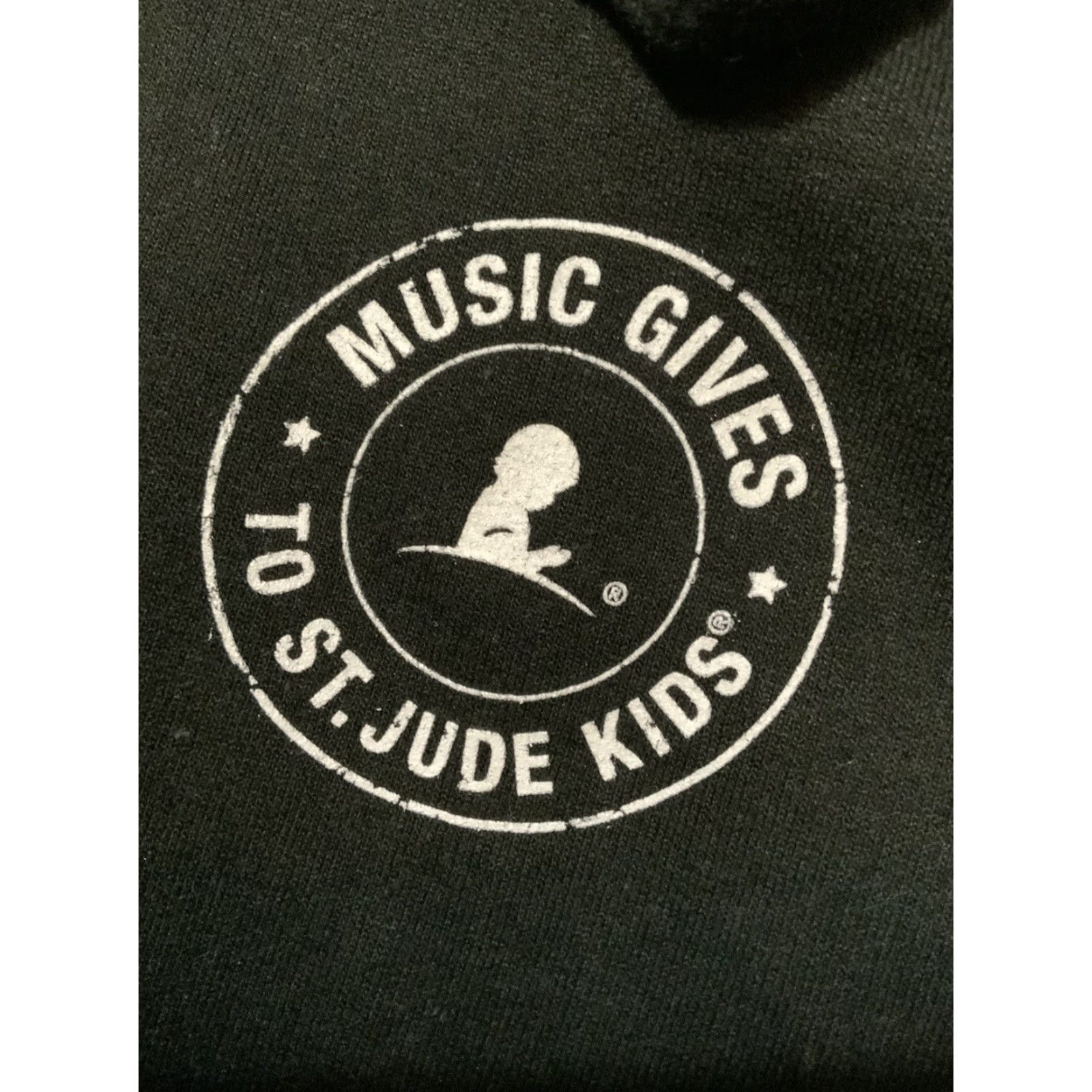 Vintage KLOS 95.5 FM Los Angeles Radio Station St. Jude Rocks Black Zip Fleece Hoodie SM Size US S / EU 44-46 / 1 - 5 Thumbnail