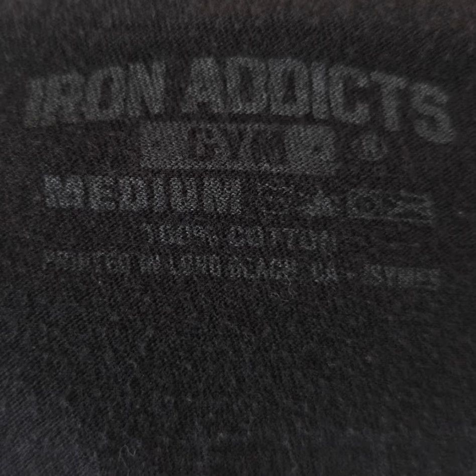 Vintage Iron Addicts Gym T Shirt Mens Size Medium Black Strength Legacy Samson Lion USA Shirt Size US M / EU 48-50 / 2 - 6 Thumbnail