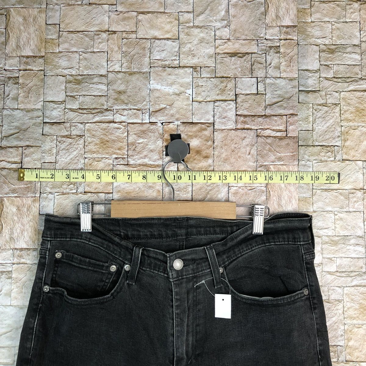 Levi's 541 Levis Black Denim jeans Pants #7567 Size US 33 - 4 Thumbnail