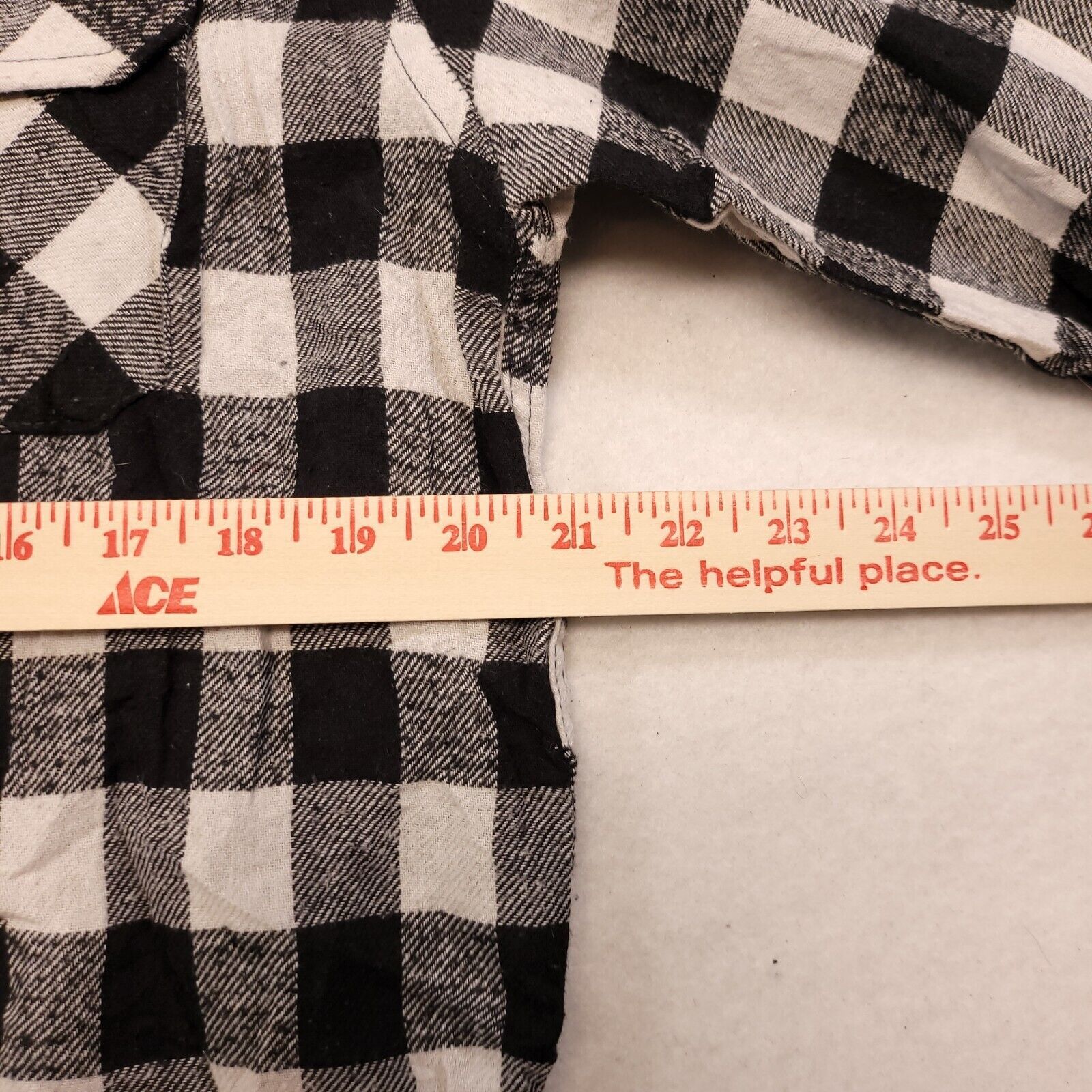 Montage Montage Gingham Flannel Shirt Mens Size Large L Black White Size US L / EU 52-54 / 3 - 9 Thumbnail