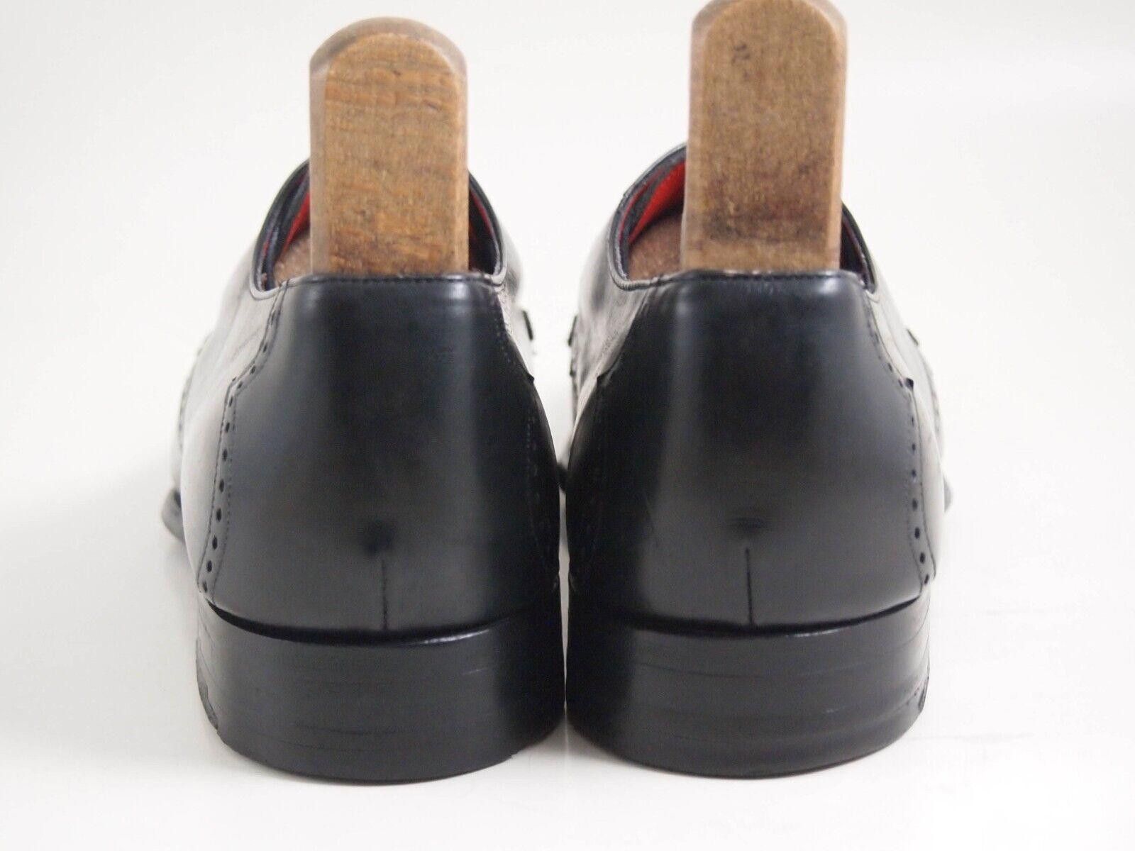 Designer Jeffery West Wingtip Brogue Black Leather US 10 EU 43 Size US 10 / EU 43 - 5 Thumbnail