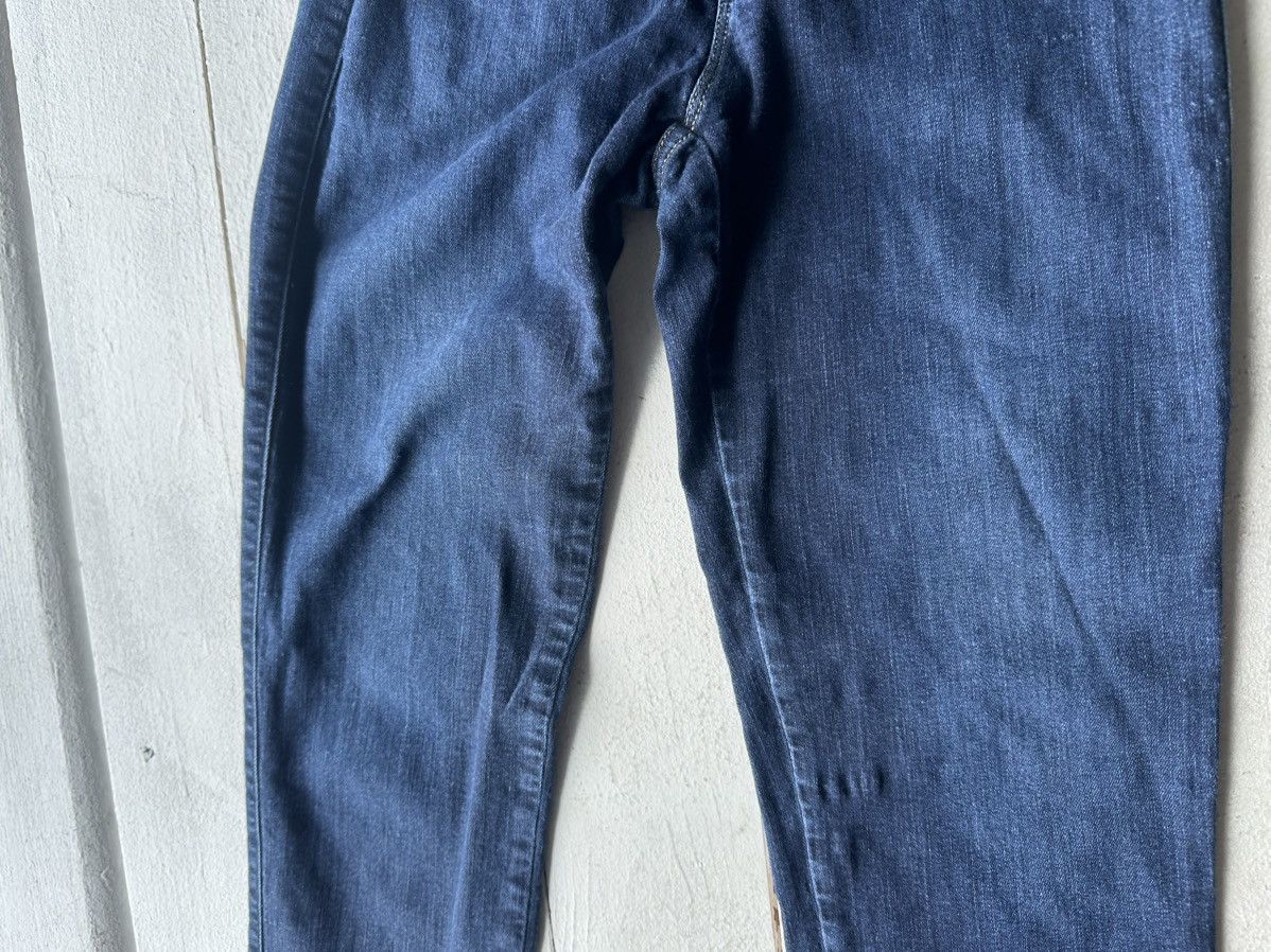 Armani 🚨Y2K WOMEN ARMANI JEANS WITH LOGO AVANT GARDE DENIM PANTS Size 29" - 7 Thumbnail