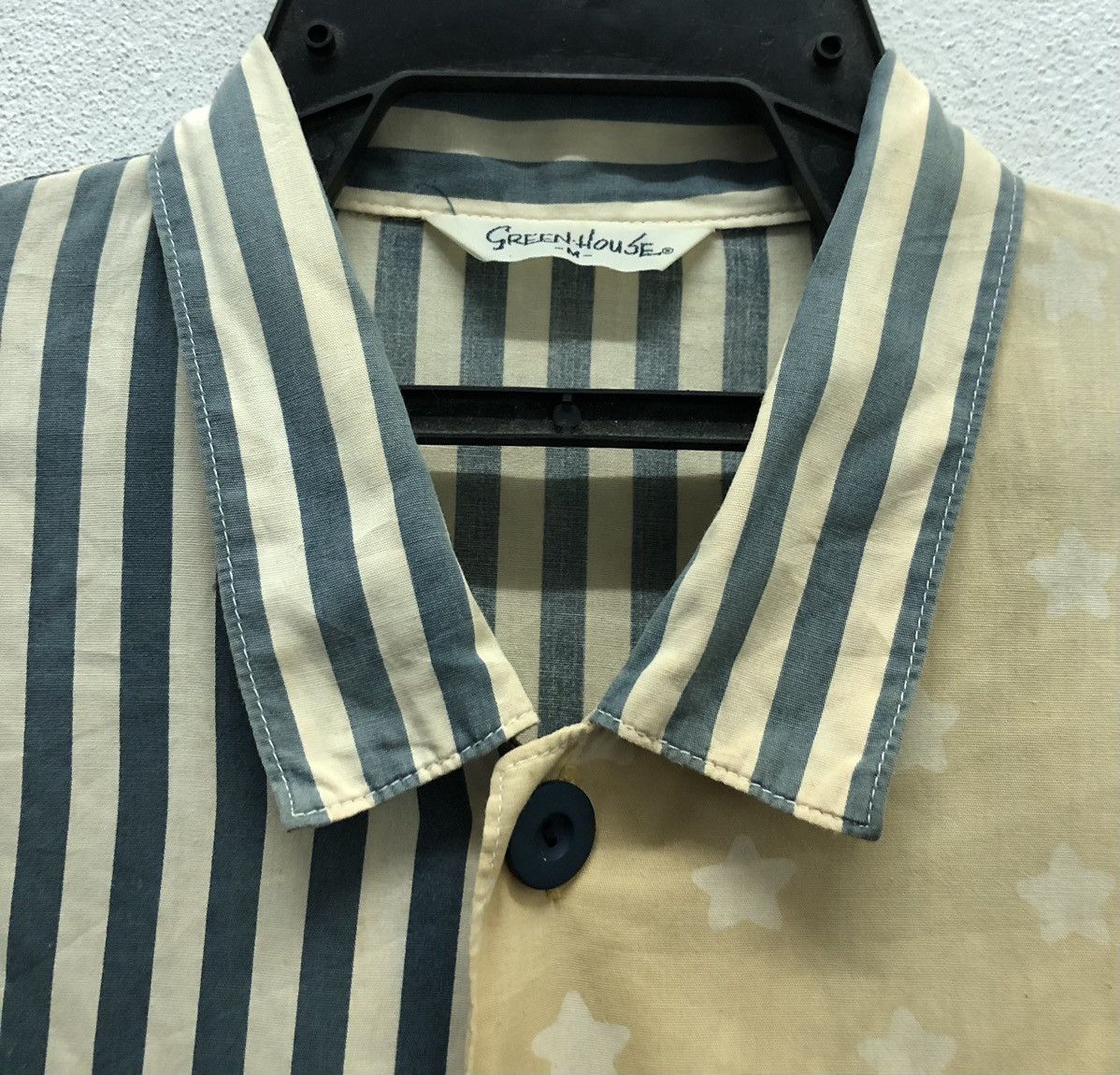 Vintage Green House Street Meeting Short Sleeve Shirt Button Up Size US L / EU 52-54 / 3 - 3 Thumbnail