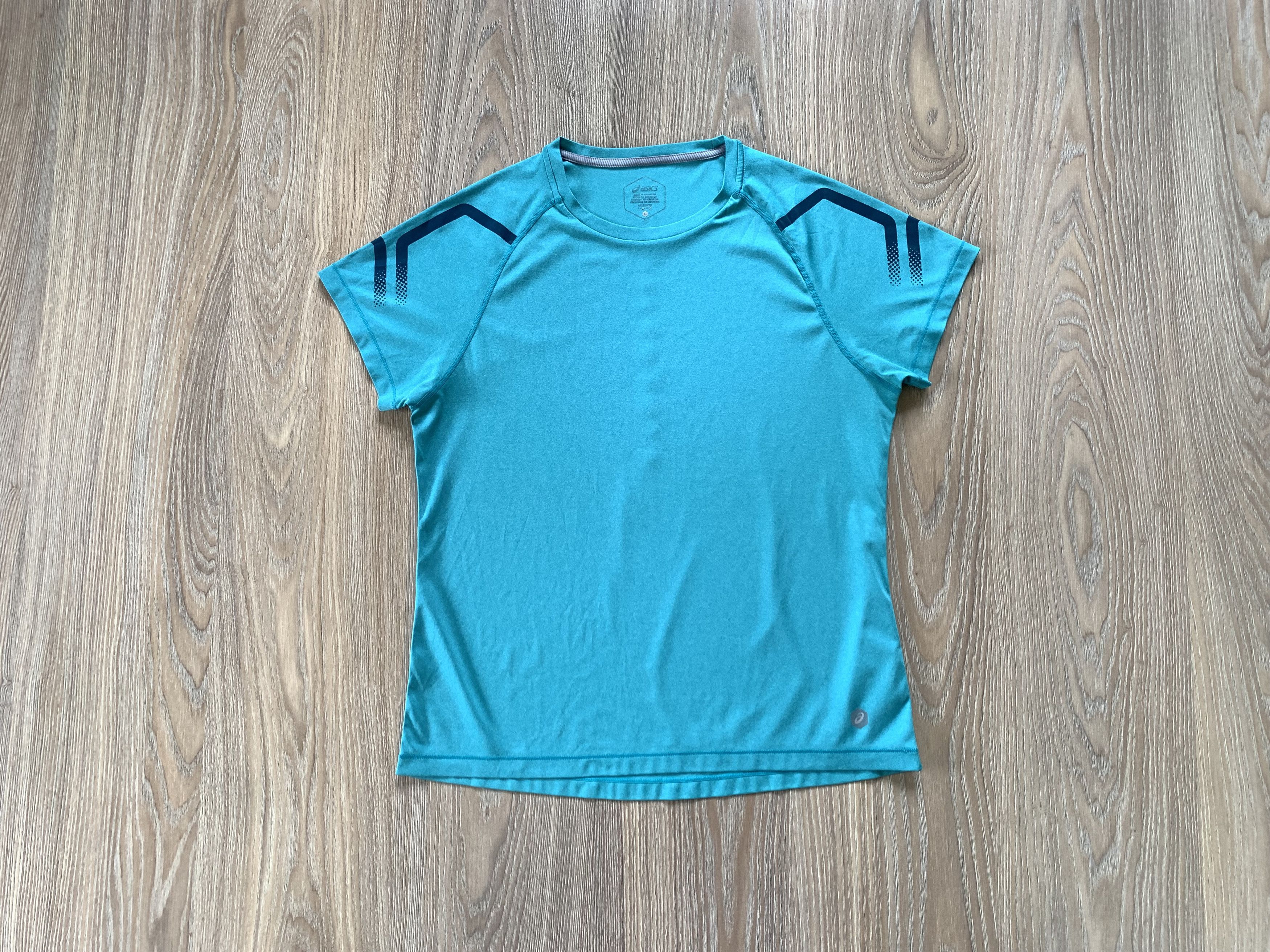 Asics Asics Performance Turquoise Running T-Shirt Size L / US 10 / IT 46 - 1 Thumbnail