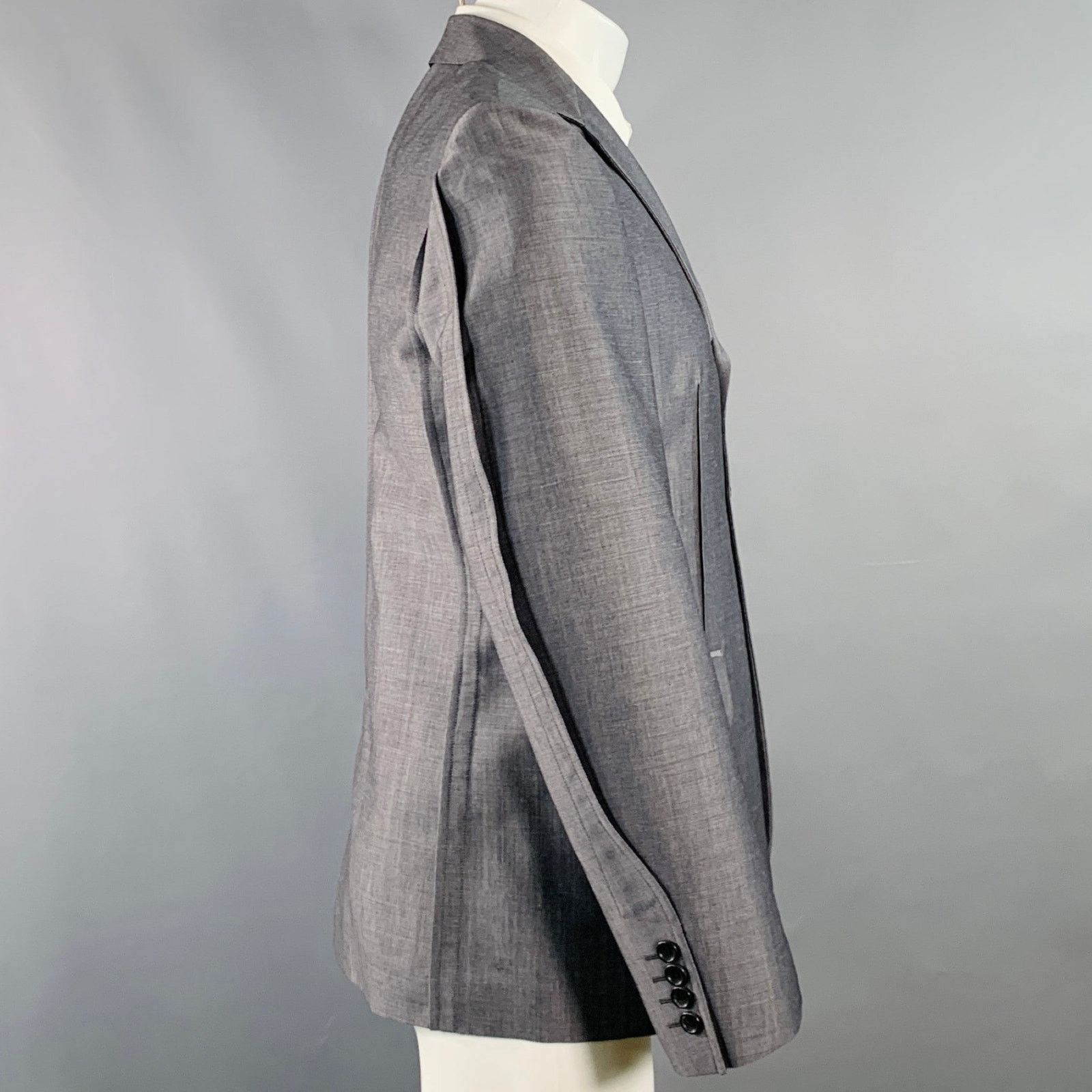 Comme des Garcons COMME des GARCONS HOMME PLUS Mohair Wool Notch Lapel Coat Size 40S - 3 Thumbnail
