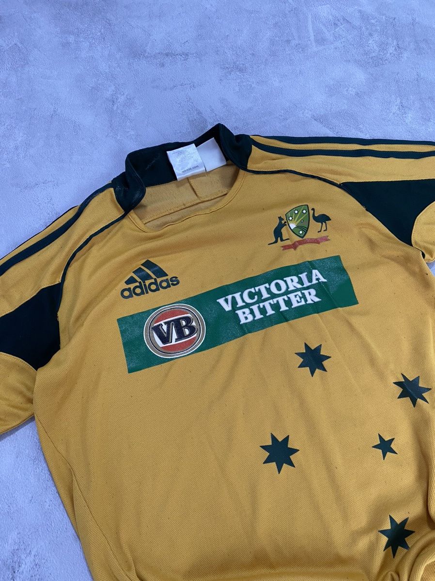 Adidas × Vintage ⚽️ Vintage 90s Jersey Australia NATIONAL CRICKET TEAM Size US M / EU 48-50 / 2 - 2 Thumbnail