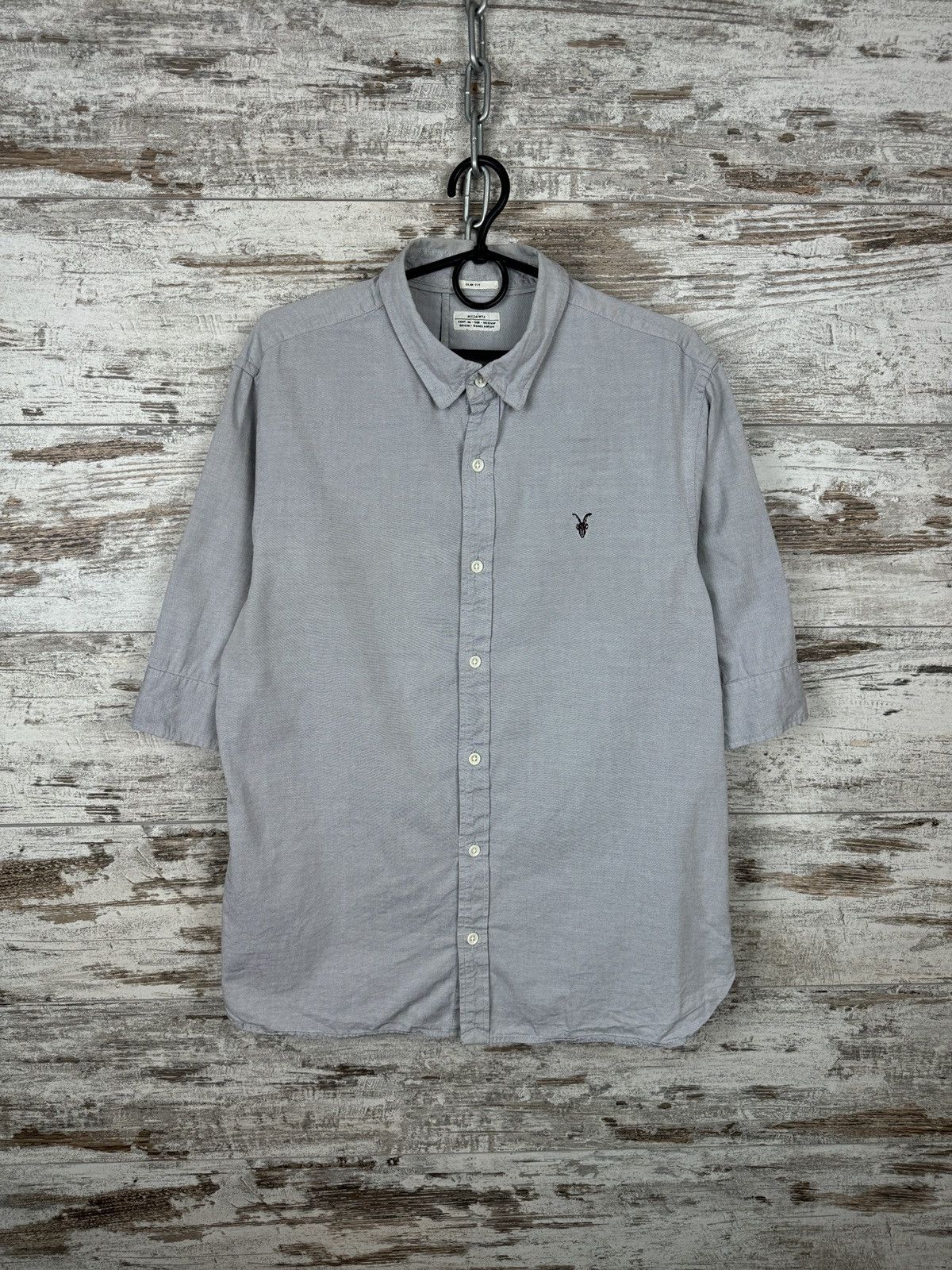 Allsaints Mens Vintage AllSaints redondo hs shirt button up Japanese Size US M / EU 48-50 / 2 - 1 Thumbnail