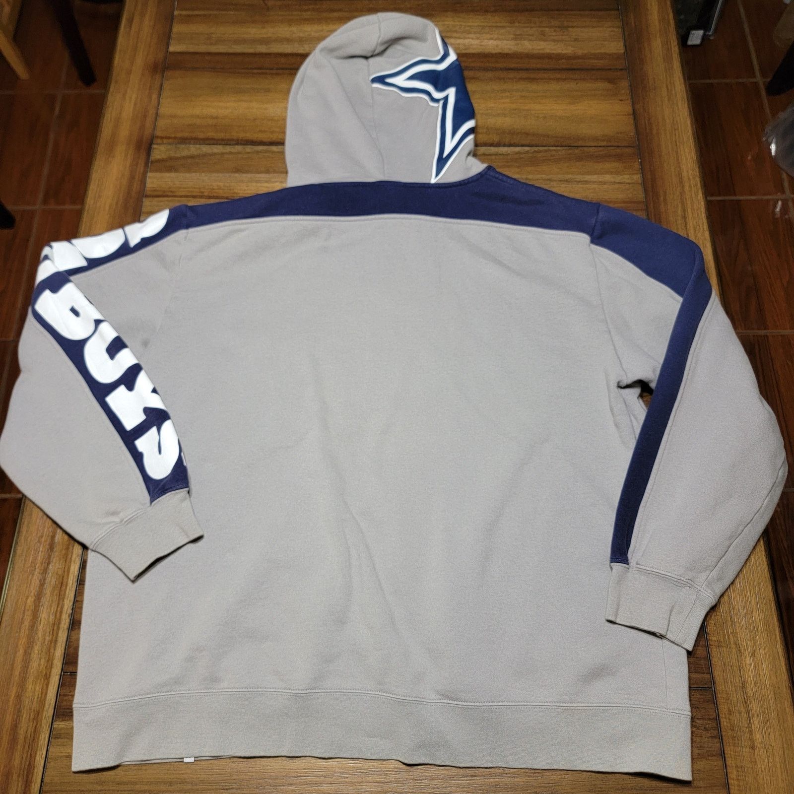 Reebok Reebok NFL Team Apparel Dallas Cowboys LS Hoodie - Size XL Size US XL / EU 56 / 4 - 4 Thumbnail