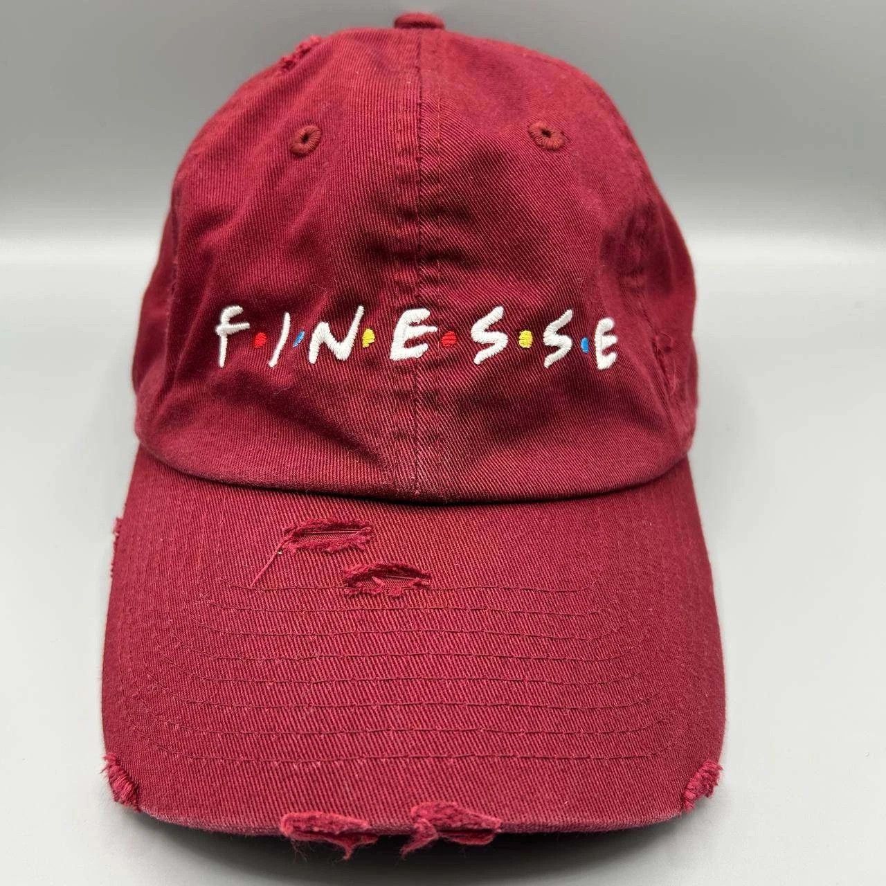 Other Finesse Dad Hat Kbethos Fashion Strap Back Distressed Cotton Size ONE SIZE - 1 Thumbnail