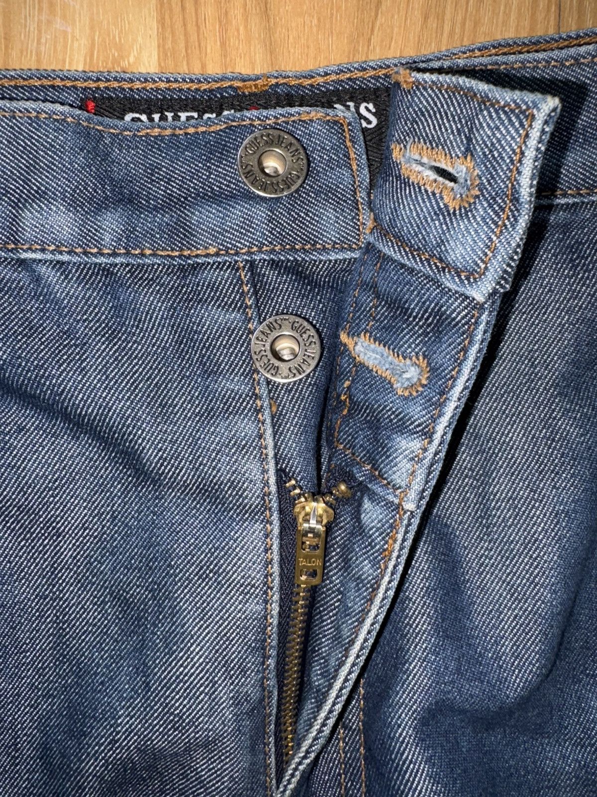Guess Vintage Guess 075 Pascal Fit 36x32 blue INDIGO made in U.S.A Size US 36 / EU 52 - 8 Thumbnail