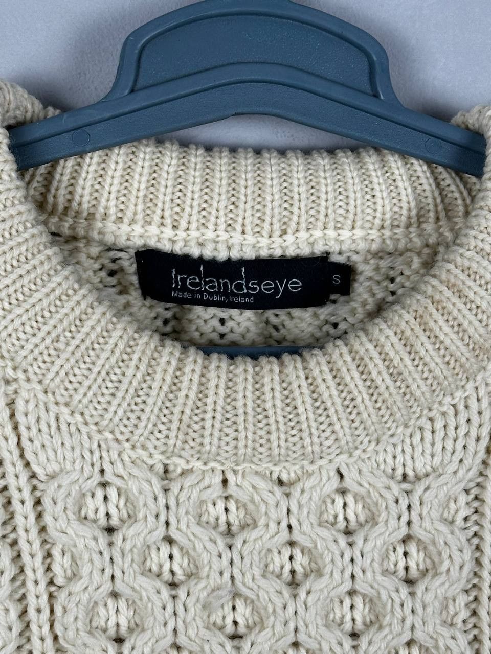 Vintage Irelandseye Sweater Cable Knit Fisherman Made in Ireland Size US S / EU 44-46 / 1 - 7 Thumbnail