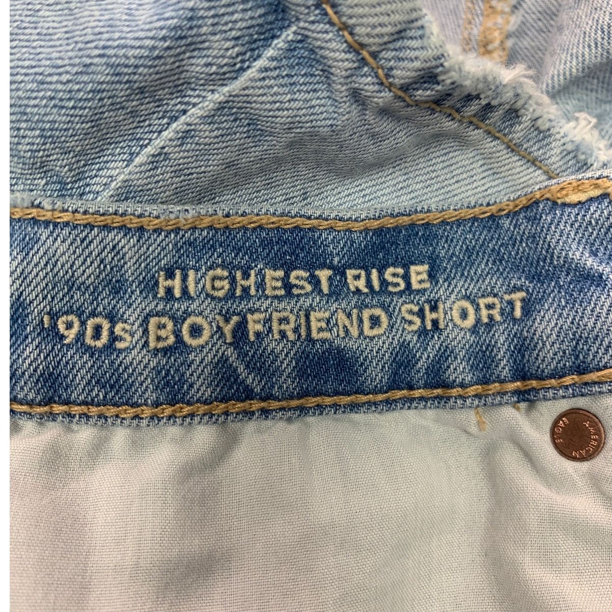 American Eagle Outfitters New American Eagle Womens Size 8 Boyfriend Short Denim Jorts Size 30" / US 8 / IT 44 - 5 Thumbnail