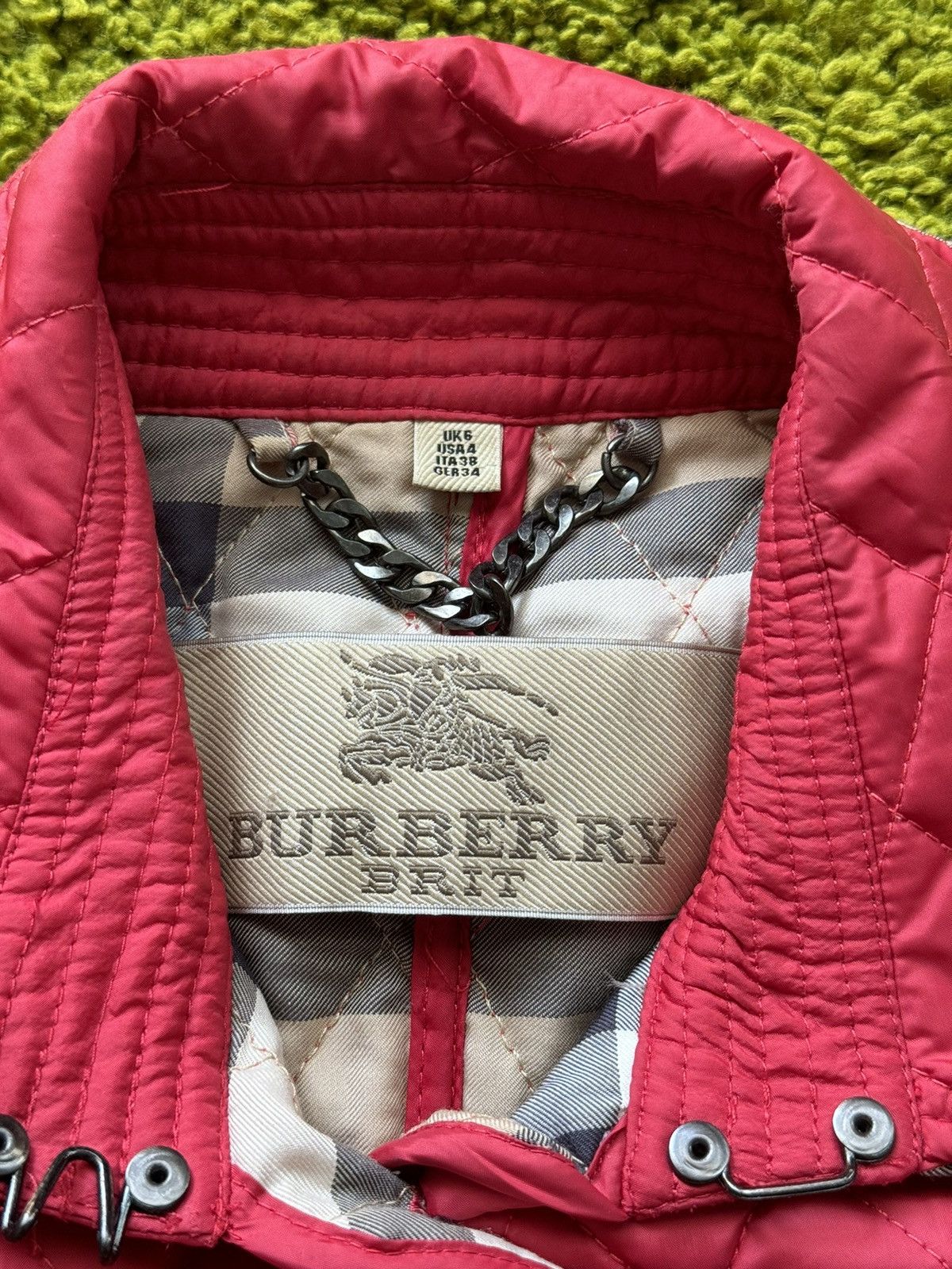 Burberry × Designer Burberry Brit nova check iconic quilted jacket Size S / US 4 / IT 40 - 6 Thumbnail