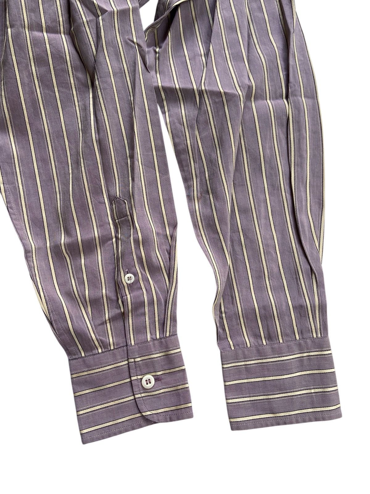 Prada VINTAGE PRADA STRIPED BUTTON DOWN SHIRT Size US XL / EU 56 / 4 - 9 Thumbnail