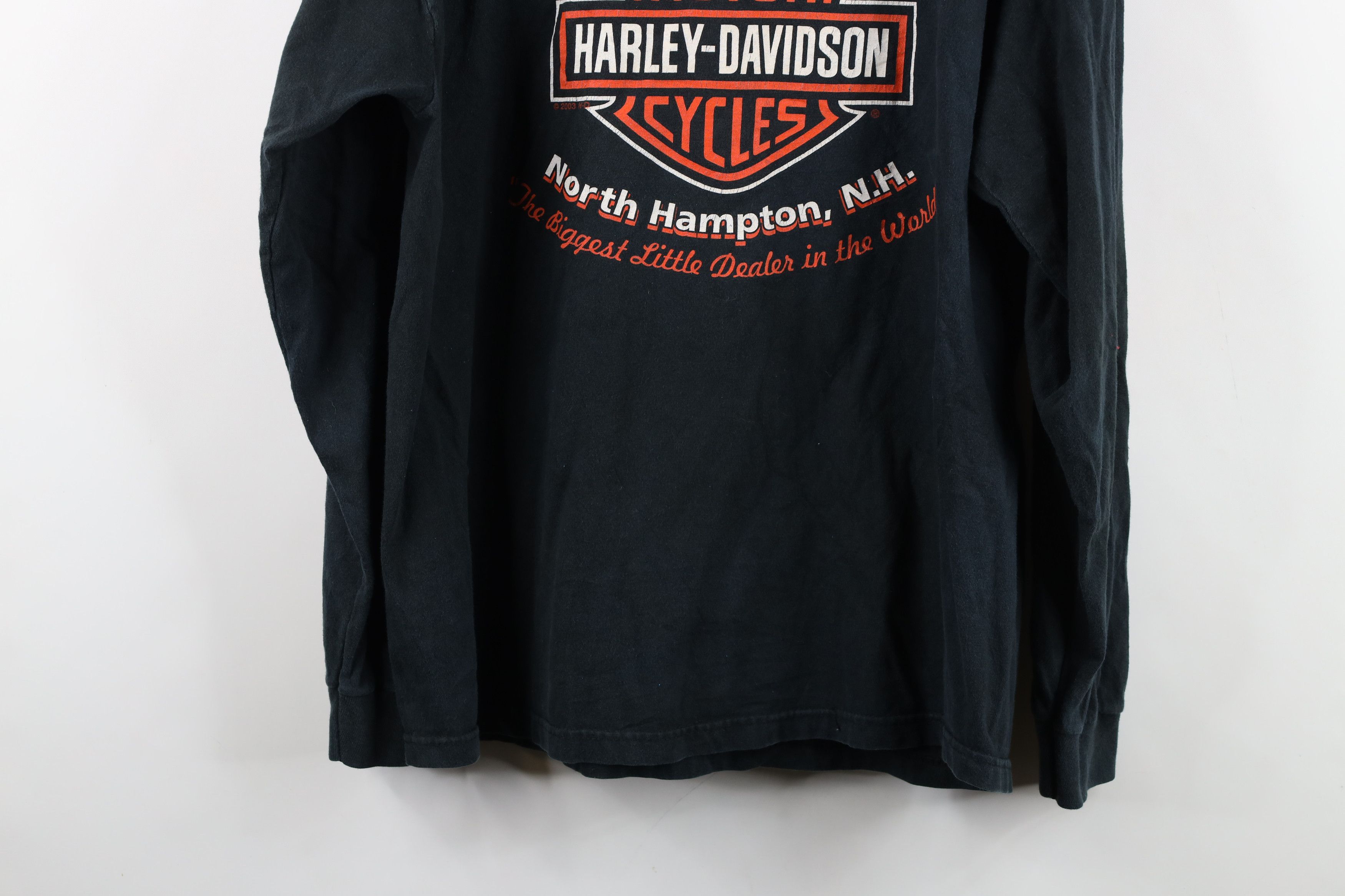 Harley Davidson Vintage Harley Davidson Flames Long Sleeve T-Shirt Black Size US M / EU 48-50 / 2 - 15 Thumbnail