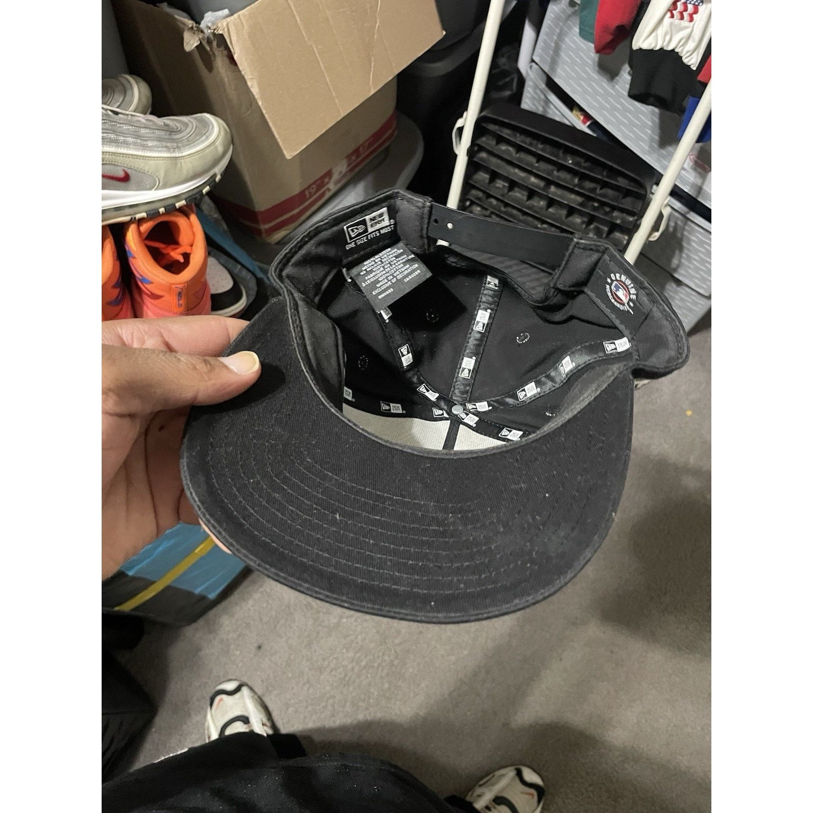 American Needle American Needle Chicago White Sox Plain Logo Snapback Hat Size ONE SIZE - 2 Thumbnail