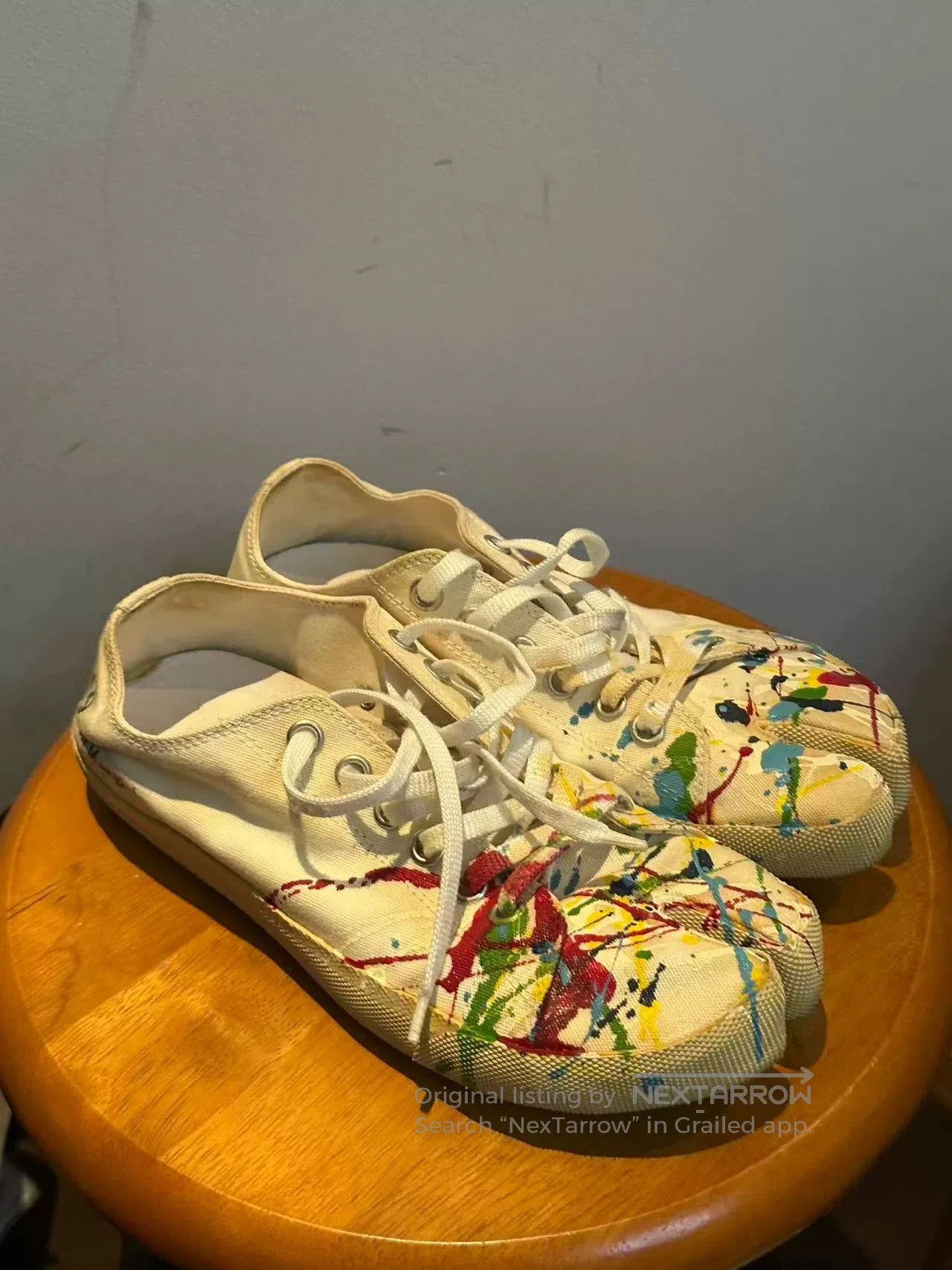 Maison Margiela Maison Margiela Tabi Canvas Sneakers. Size US 8 / EU 41 - 2 Thumbnail