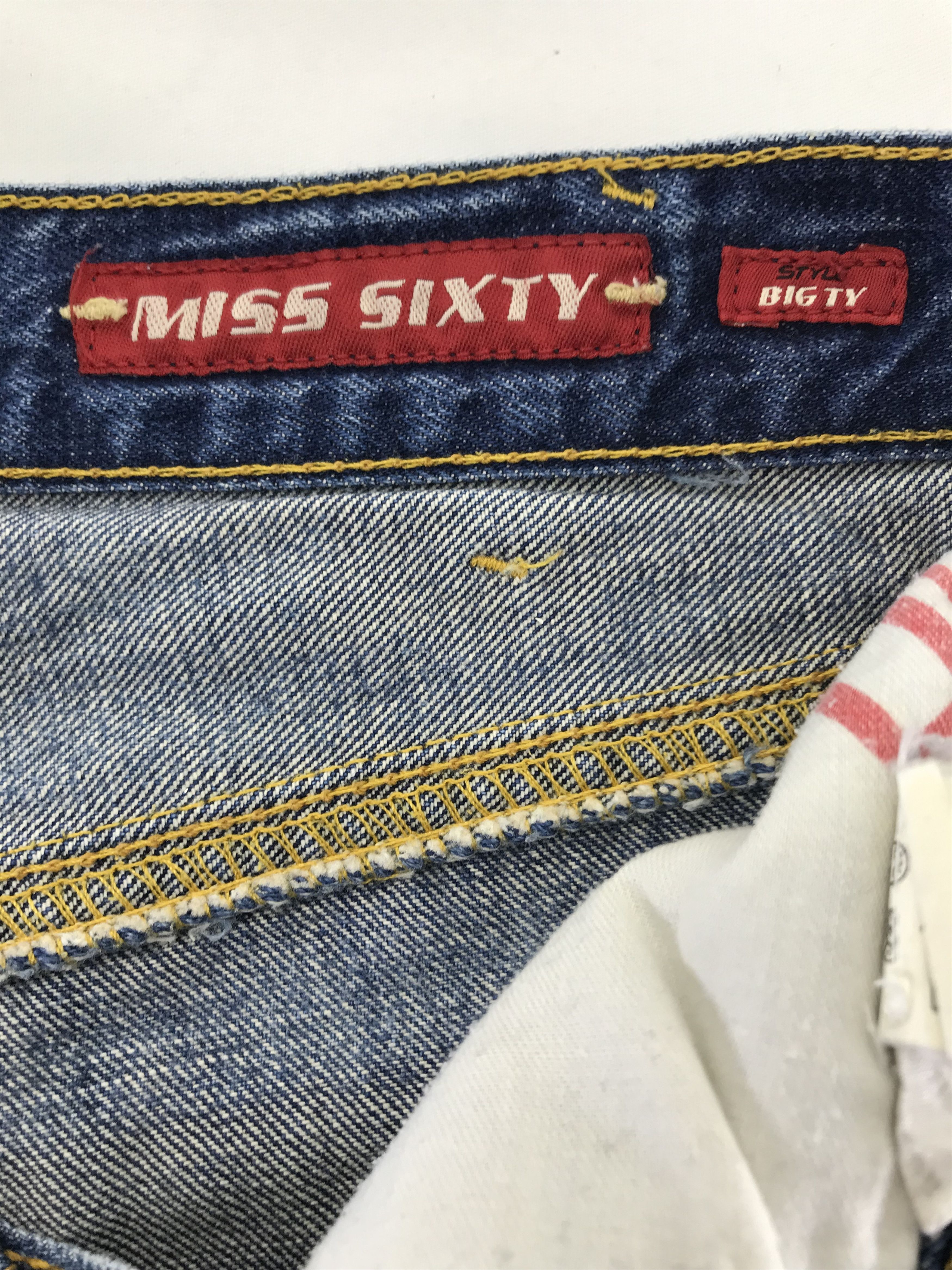 Miss Sixty Vintage Miss Sixty Flare Jeans Size 28" / US 6 / IT 42 - 11 Thumbnail