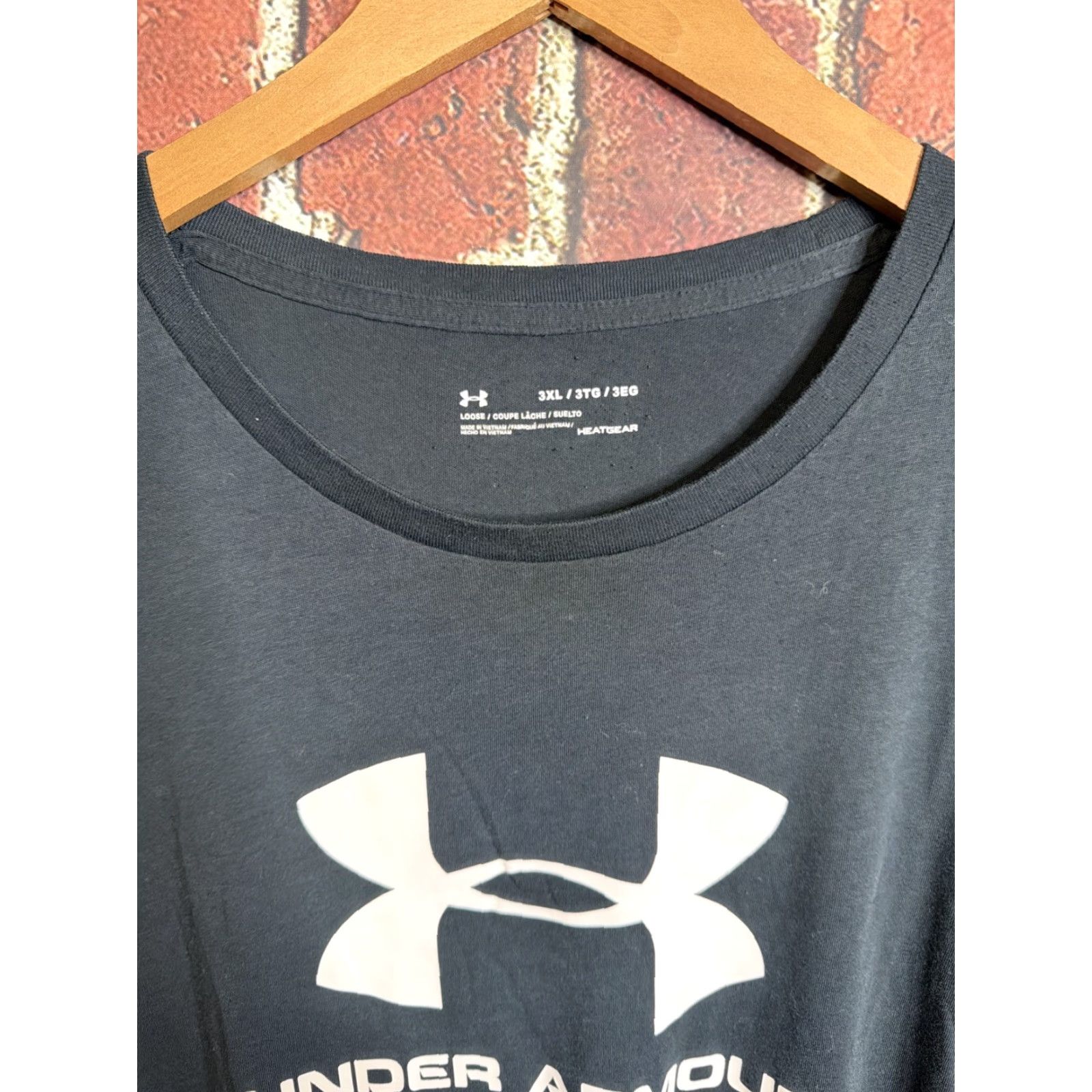 Under Armour Men's Under Armour UA Freedom Heat Gear Loose Fit Shirt 3XL Blue Crew Neck Short Sleeve Pullover Patriotic Gym & Training Size US XXL / EU 58 / 5 - 2 Thumbnail