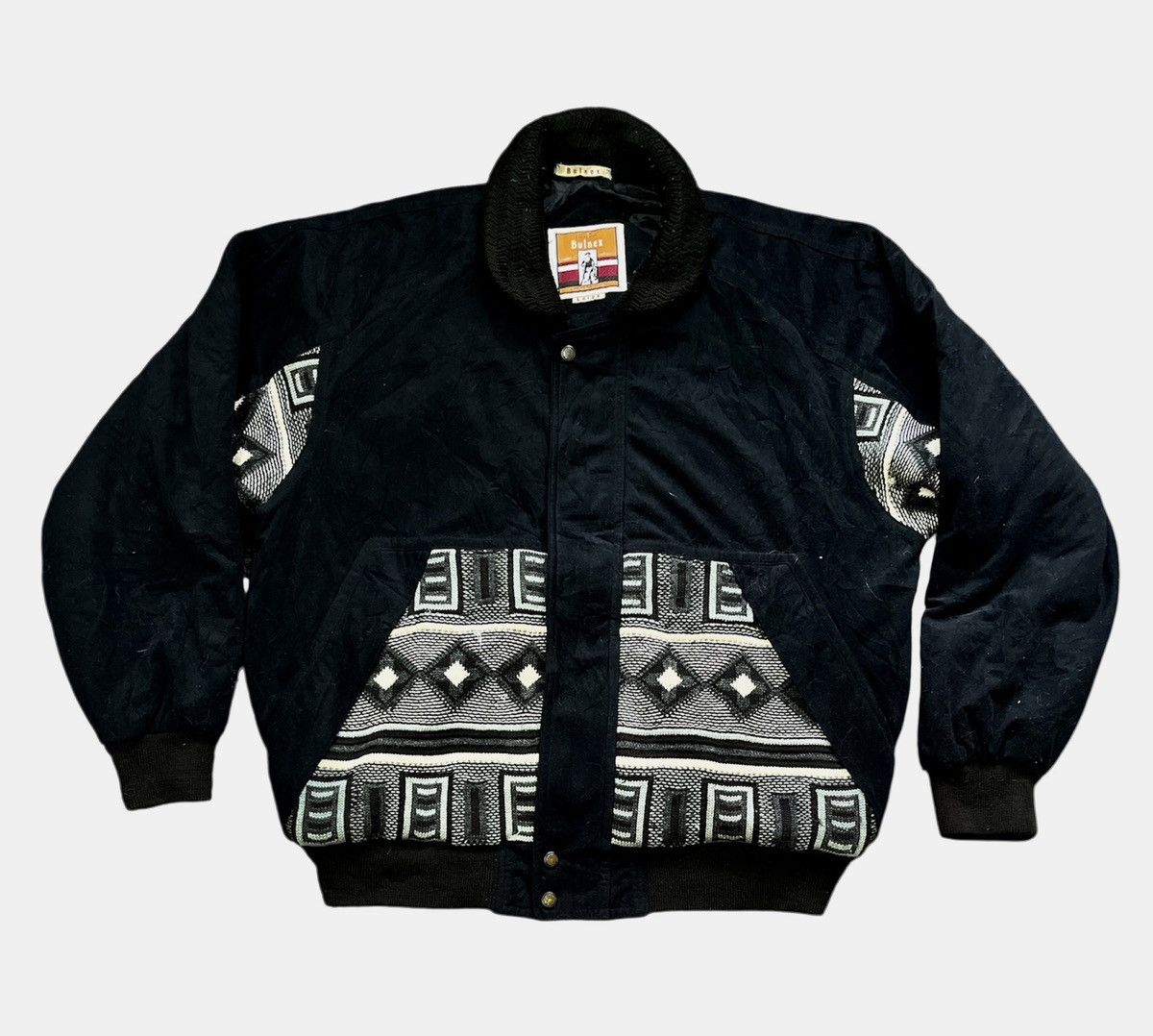 Japanese Brand Vintage BULNEX geometric jacket Size US L / EU 52-54 / 3 - 2 Thumbnail
