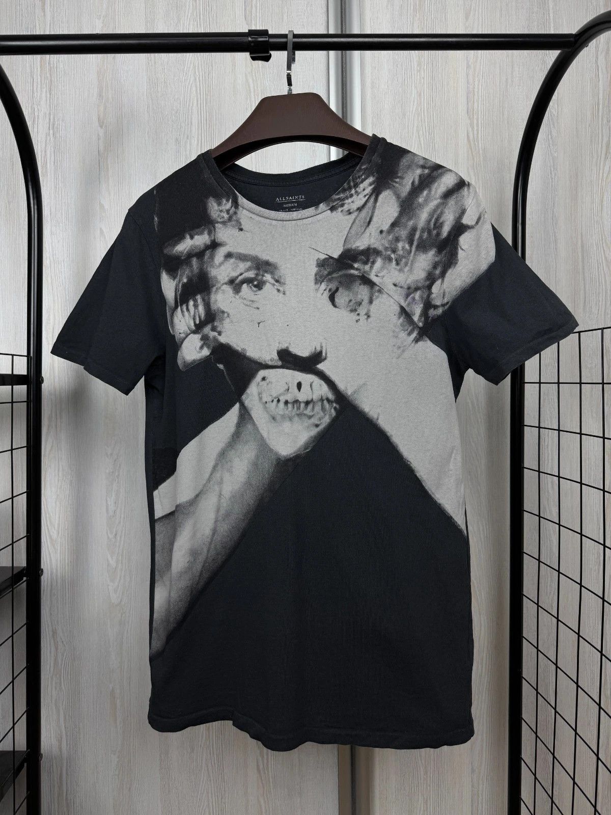 Allsaints Allsaints Process SS Band Crew Skull tee shirt Size US M / EU 48-50 / 2 - 1 Thumbnail