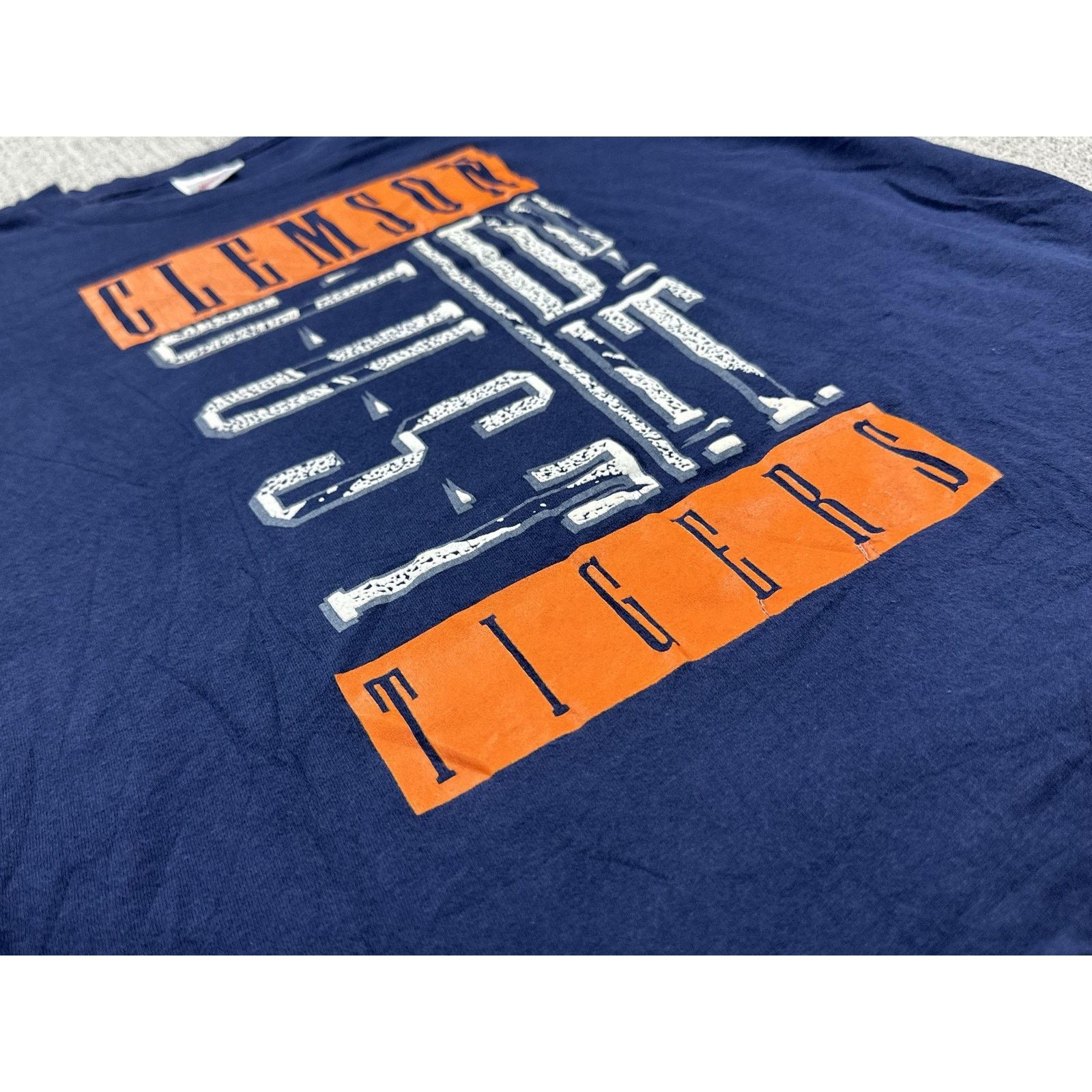 Nike Clemson Tigers Shirt Sz M Blue Just Do It NCAA Nike 90s USA Size US M / EU 48-50 / 2 - 8 Thumbnail