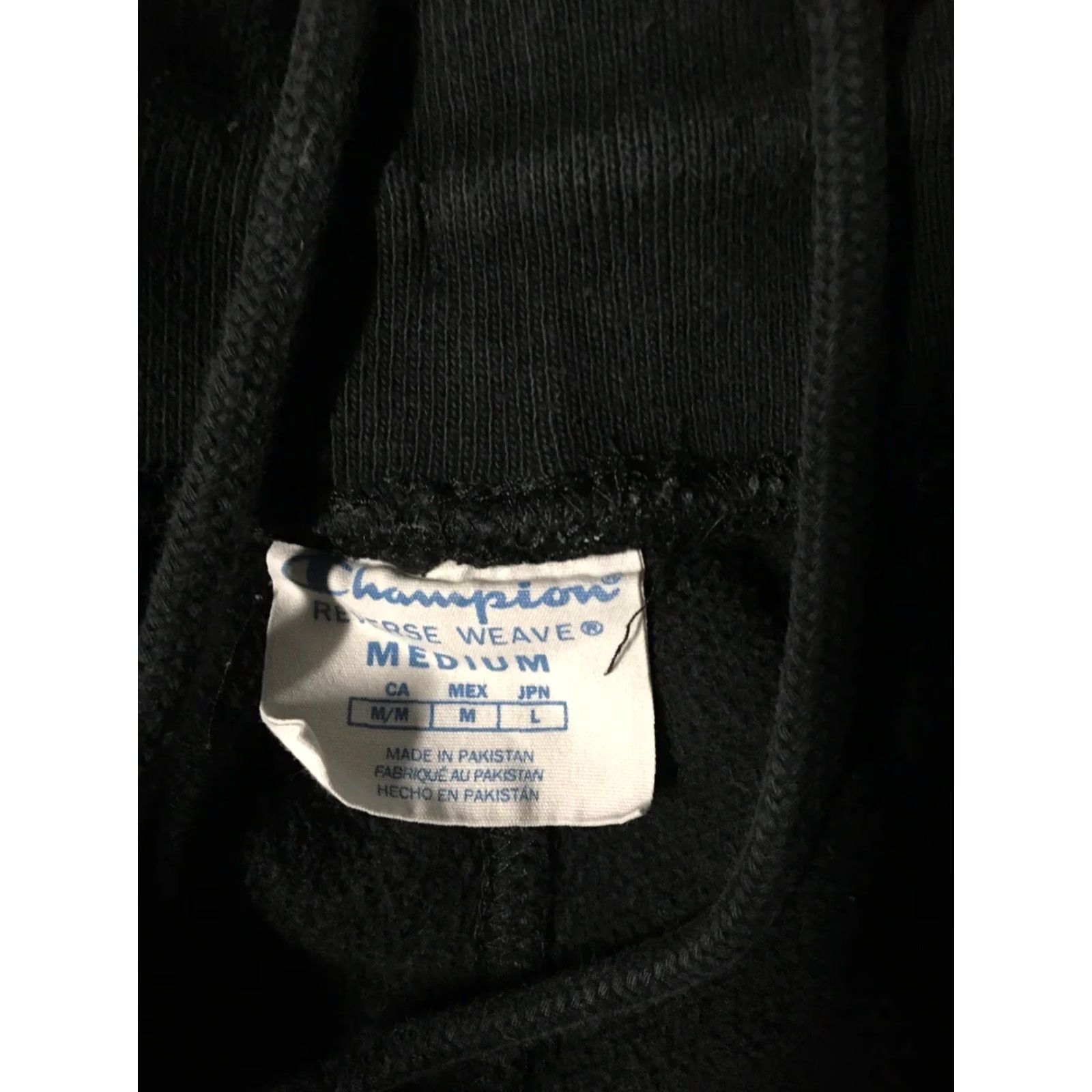 Champion VINTAGE Champion Reverse Weave Sweatpants M Black Basketball Activewear Pants Mens 90s Grunge Modern Fit Size US 31 - 5 Thumbnail
