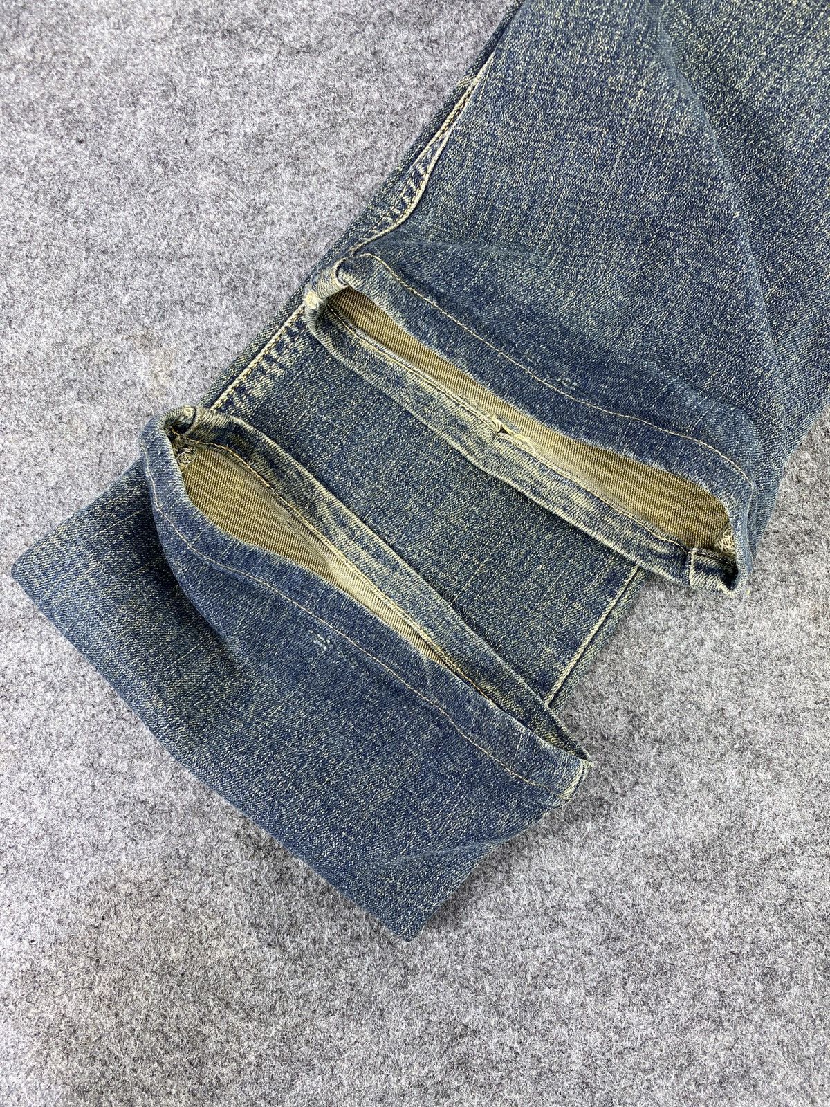 Edwin × Japanese Brand × Jean Miss Edwin Flare Blue Wash Jeans - J1052 Size 27" / US 4 / IT 40 - 14 Thumbnail