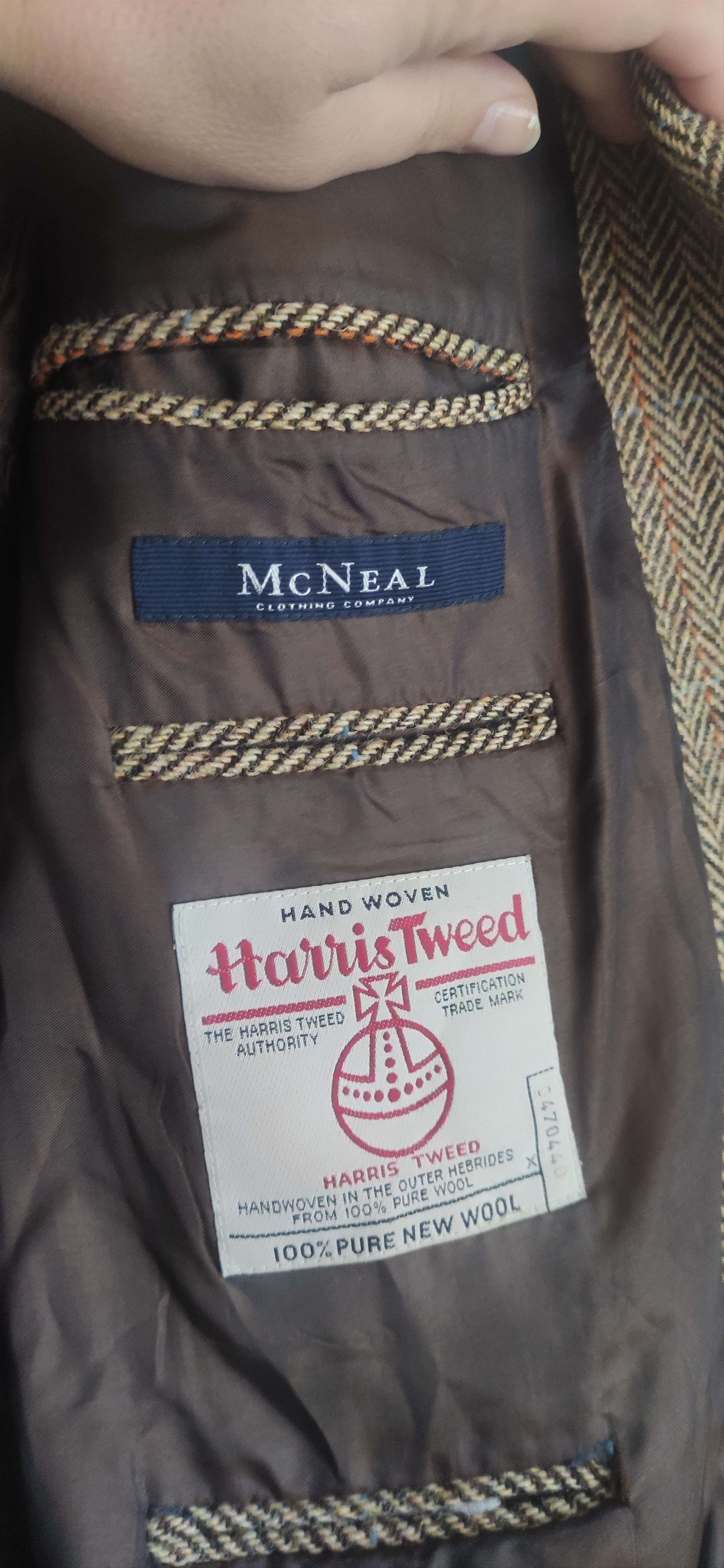 Harris Tweed The men's blazer Harris Tweed Size 50L - 4 Thumbnail